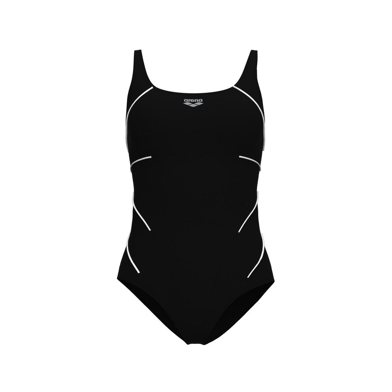 Arena Badeanzug W JEWEL ONE PIECE LOW C CUP R BLACK-WHITE