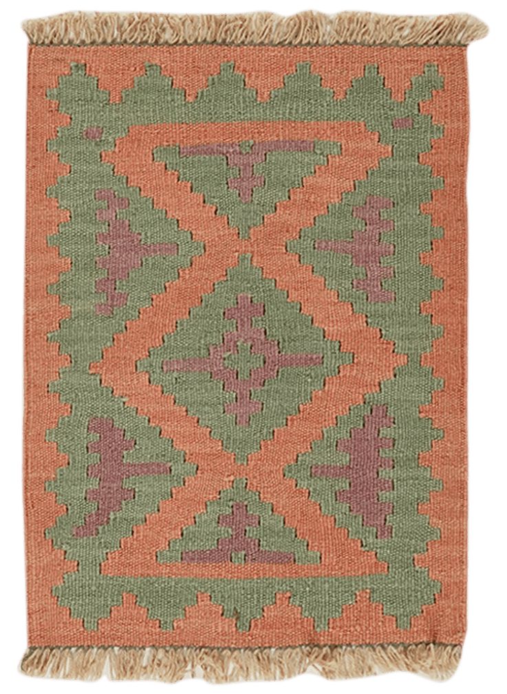 Looma Teppich Kelim Gashgai 59x43cm, rechteckig, Höhe: 5 mm, Gashgai, Schurwolle, Unikat