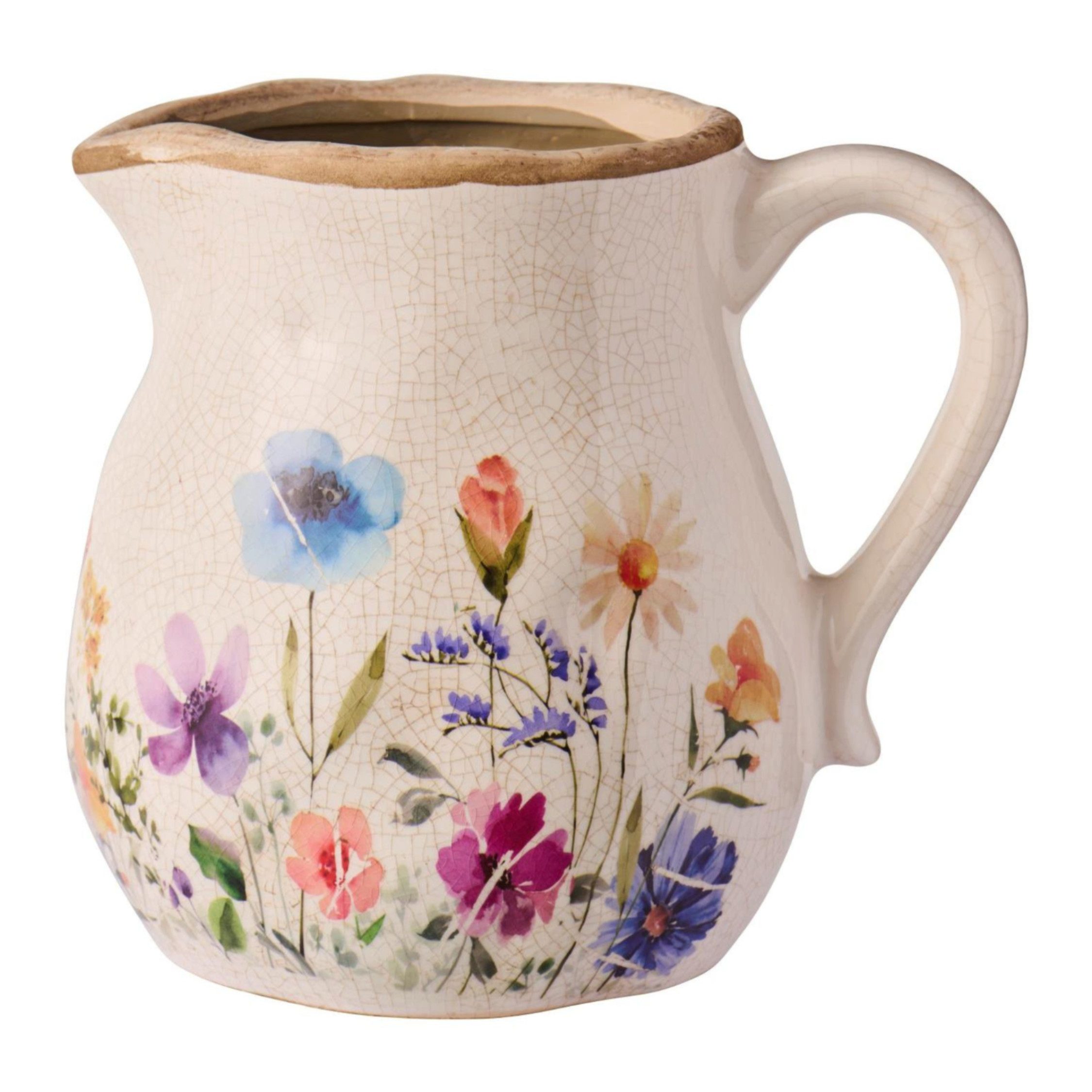 Ib Laursen Dekovase Ib Laursen Vase mit Henkel Wildflowers