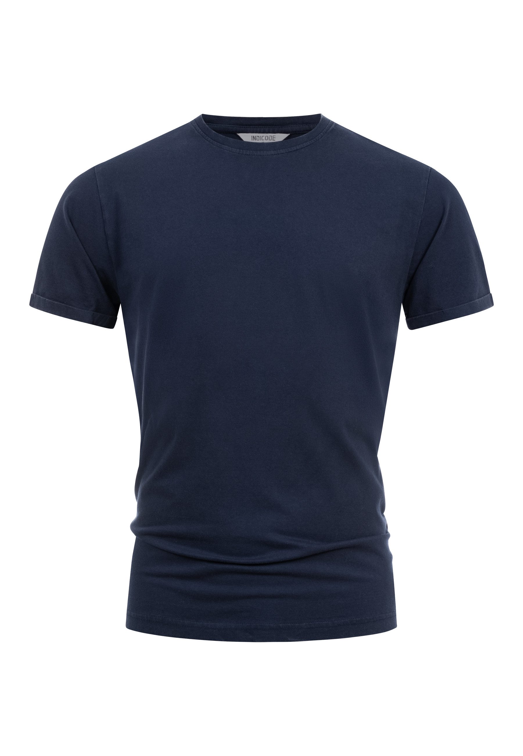 Indicode T-Shirt Herren INHerbst Herrenshirt Rundhalsausschnitt in weicher günstig online kaufen