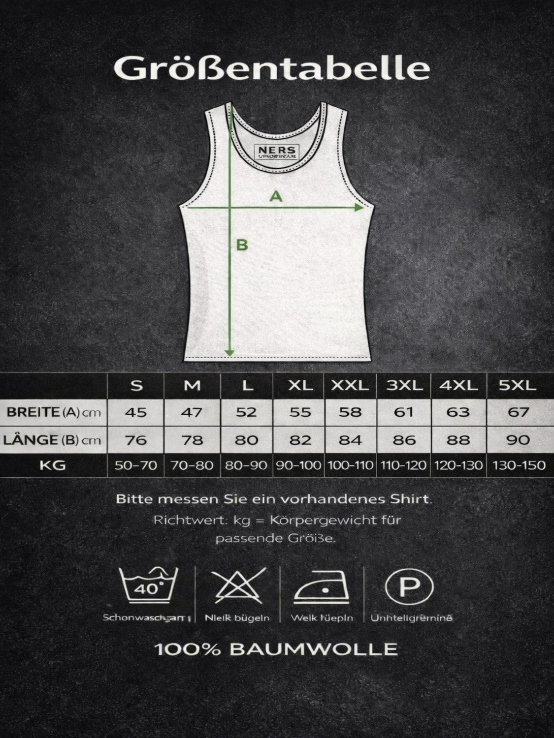 NERS Unterhemd (4er Pack) 100% Baumwolle für Herren Feinripp Tank Top, in Geschenkbox (4-St., 4er-Pack) Premium Qualität Unterhemden, atmungsaktiv & hautfreundlich