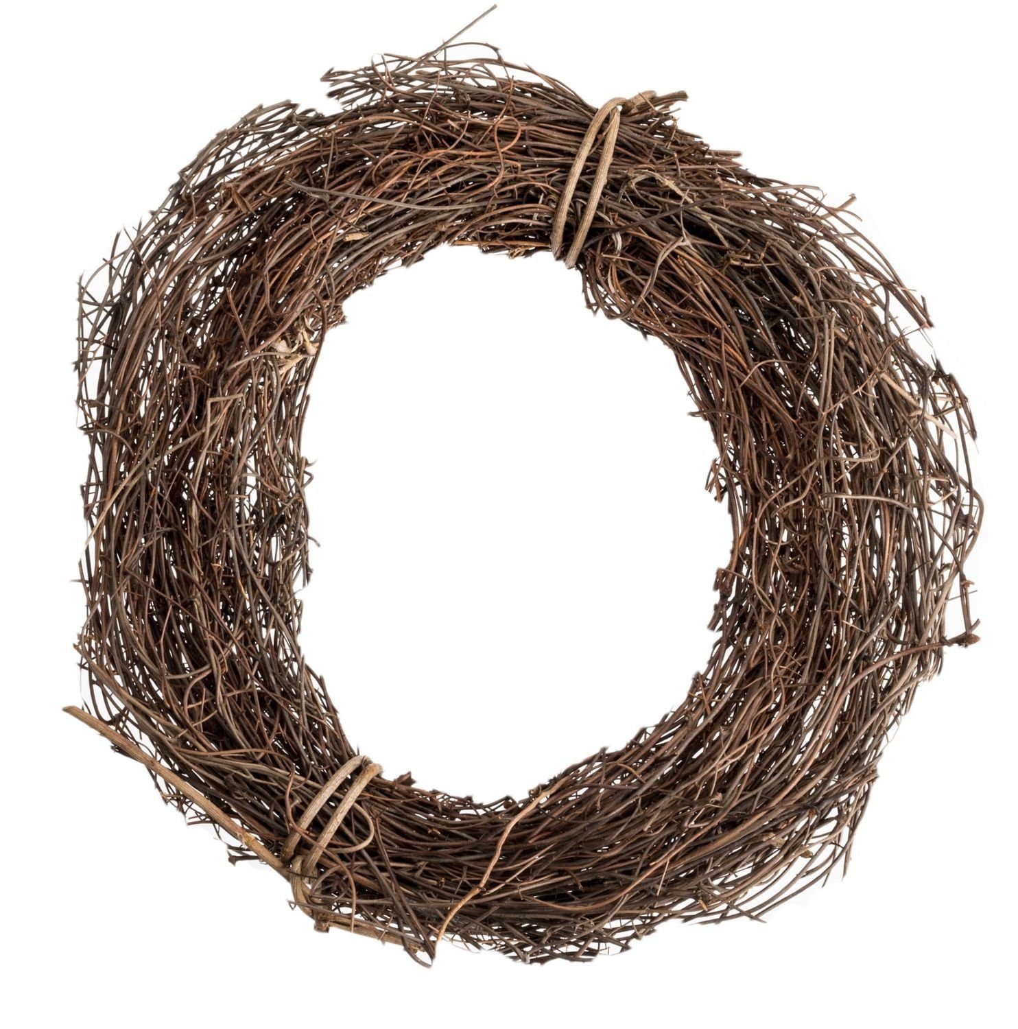 NaDeco Bastelnaturmaterial Clematis-Kranz in Natur, Durchmesser ca. 20cm günstig online kaufen