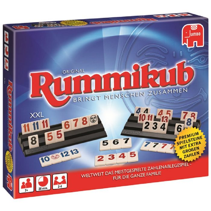 Jumbo Spiele Spiel Strategiespiel Rummikub XXL Familienspiel