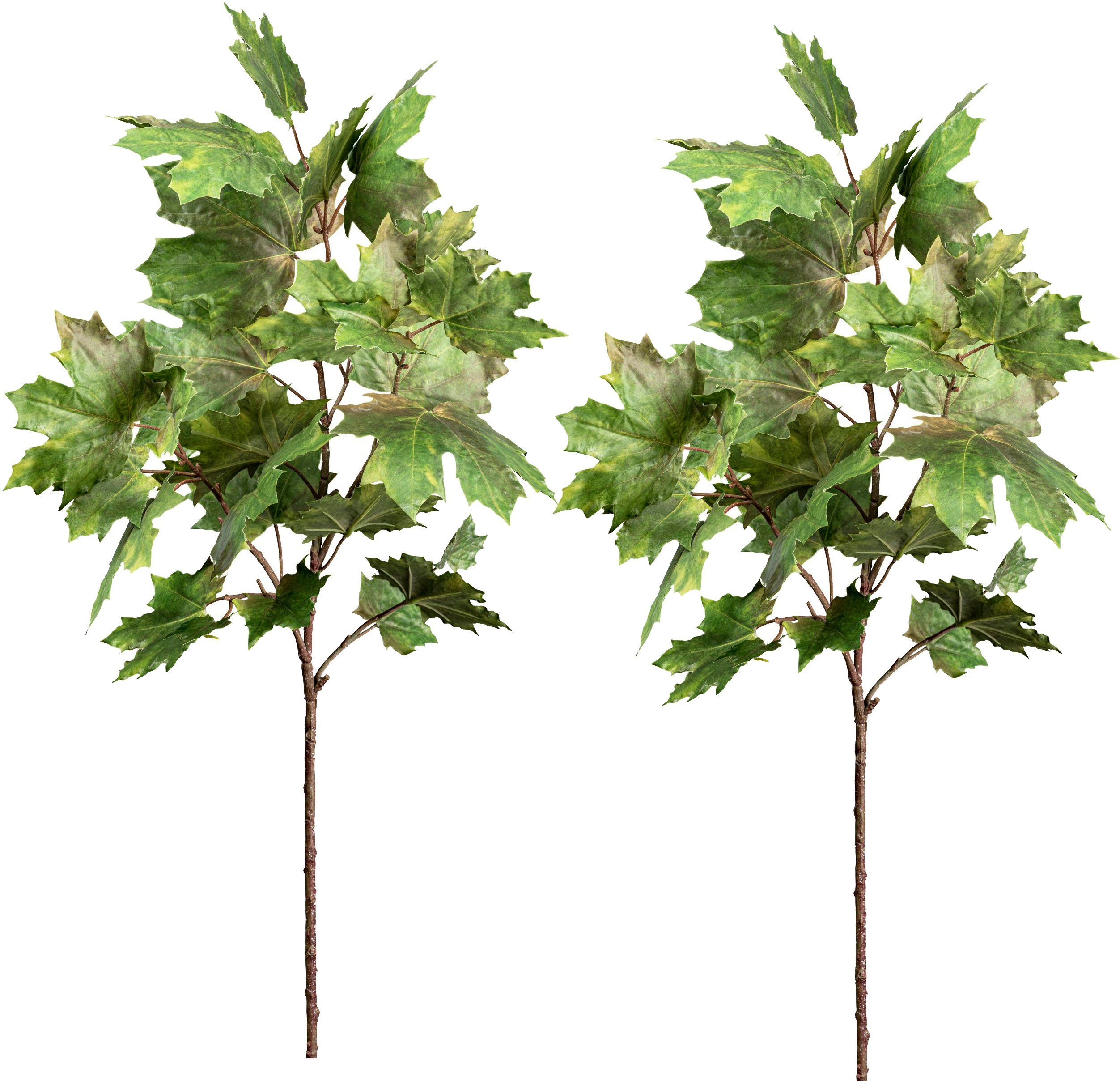 Kunstzweig Ahornzweig Ahorn, Creativ green, Höhe 110 cm, mit detailgetreuen günstig online kaufen