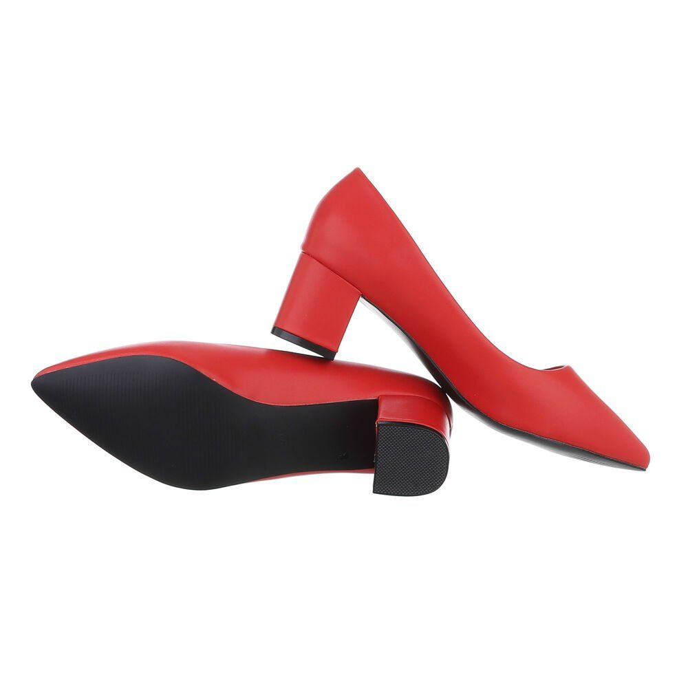 Ital-Design Damen Abendschuhe Elegant Pumps Blockabsatz Klassische Pumps in günstig online kaufen