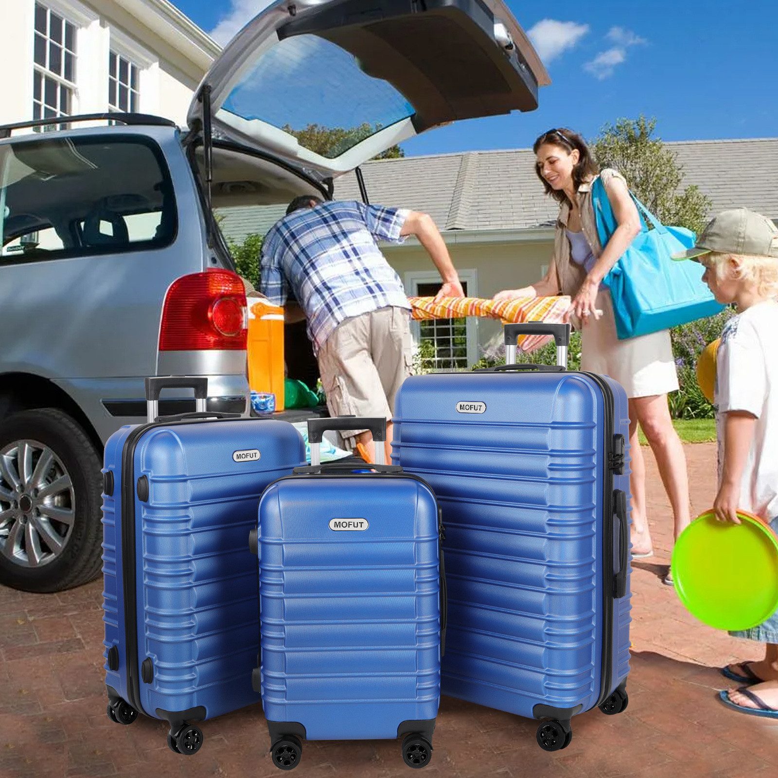 MoFut Hartschalen-Trolley Reisekoffer Trolley Großer Koffer günstig online kaufen