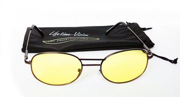 Lifetime Brille NACHTSICHT BRILLE Beutel Auto Nachtsichtbrille Nachtfahrbrille Kontrastbrille 28