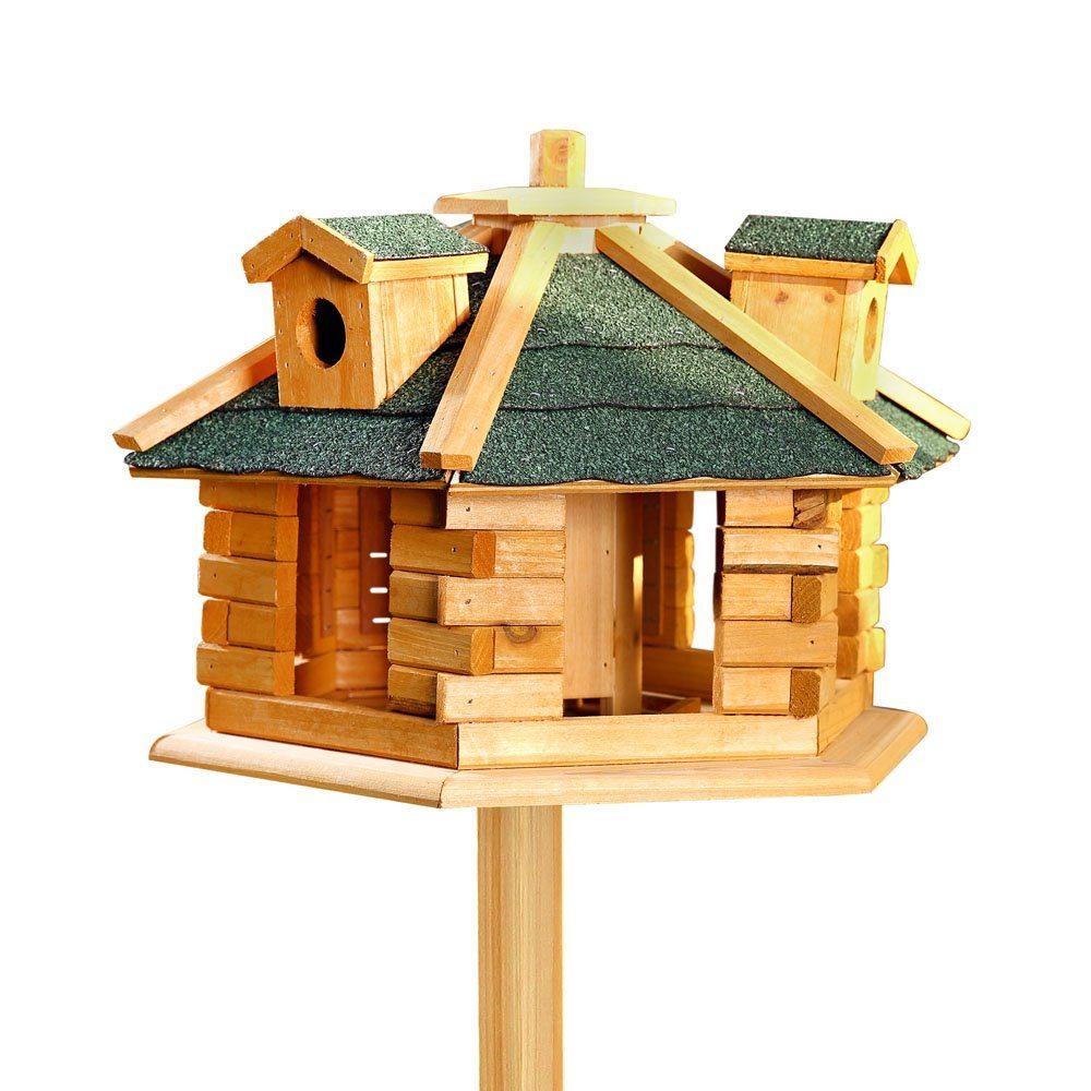 Vogelhaus XXL 48 cm Vogelfutterhaus Vogelhäuschen Vogelhäuser versch. Farben