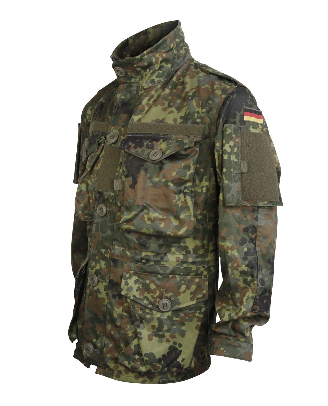 Leo Köhler Military-Jacke Einsatzkampfjacke leicht Flecktarn