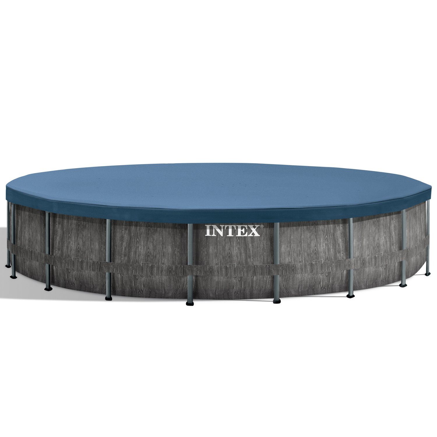 Intex Framepool Set "Prism Greywood" inkl. Kartuschenfilteranlage