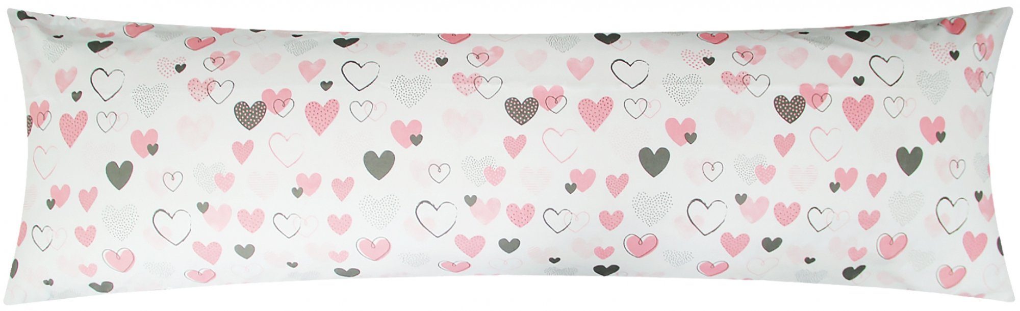 Heubergshop Seitenschläferkissenbezug, (1 Stück), 40x145cm Reißverschluss günstig online kaufen