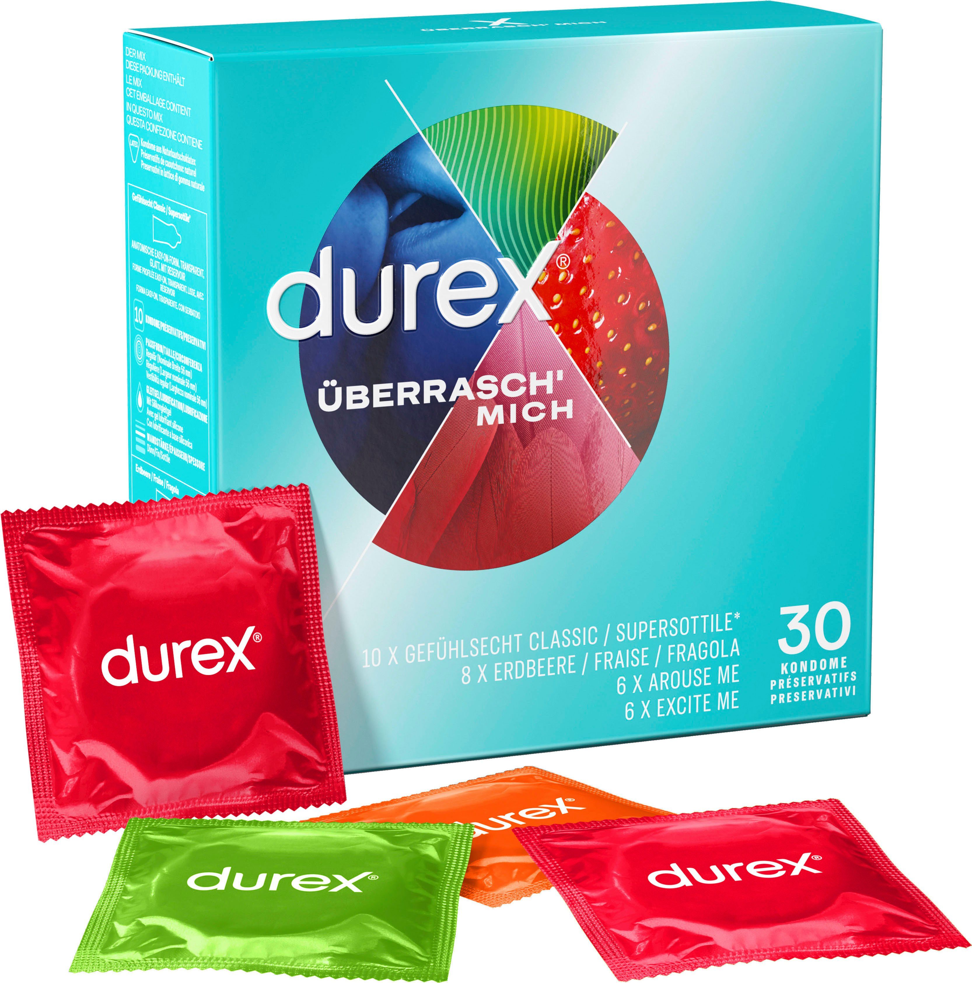 durex Kondome Durex Überrasch Mich St. 30 Packung