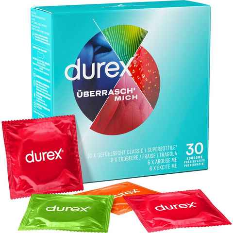 durex Kondome Durex Überrasch Mich Packung, 30 St.