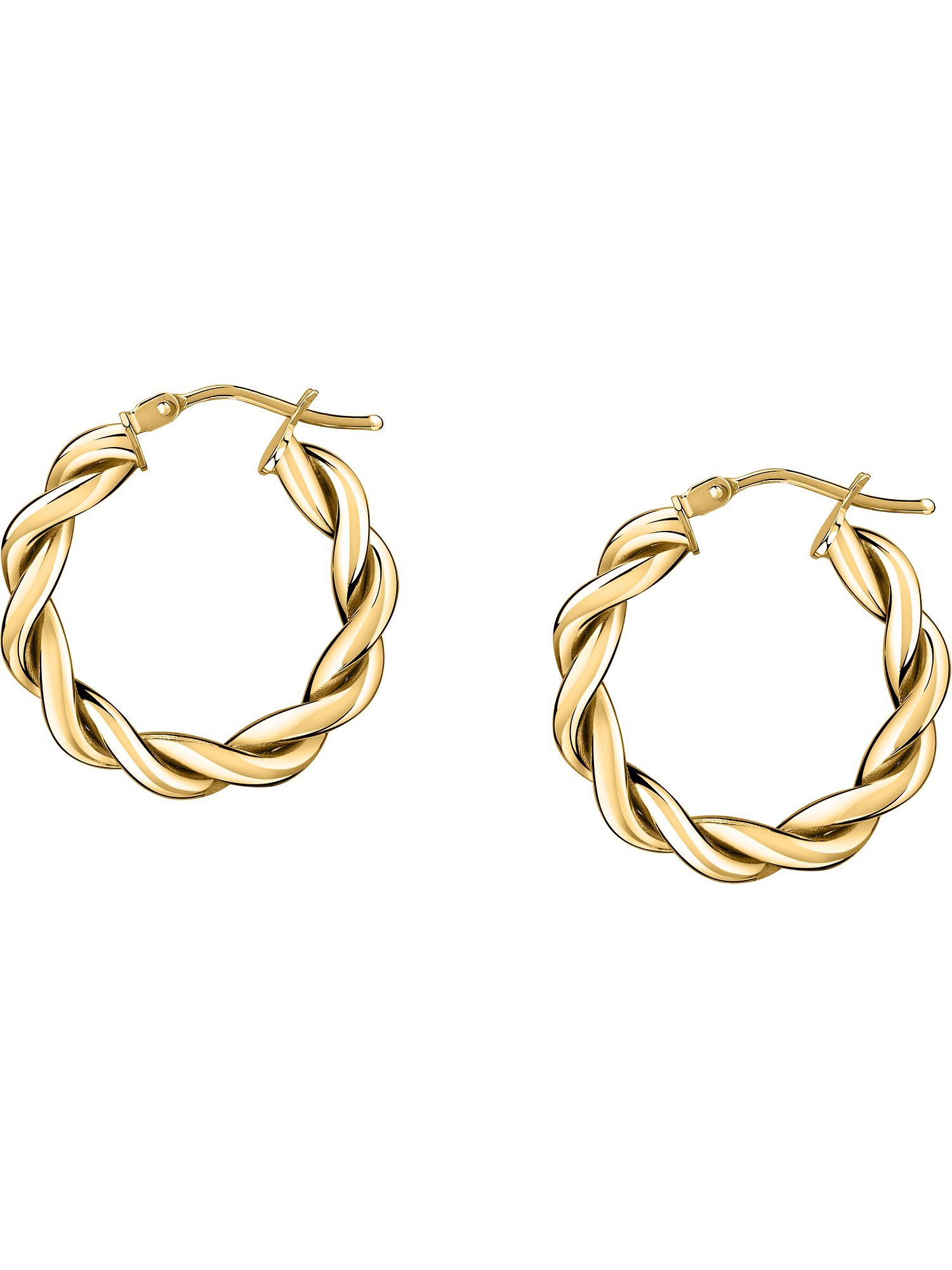 CHRIST Paar Creolen CHRIST Damen-Creolen 585er Gelbgold (Paar) günstig online kaufen