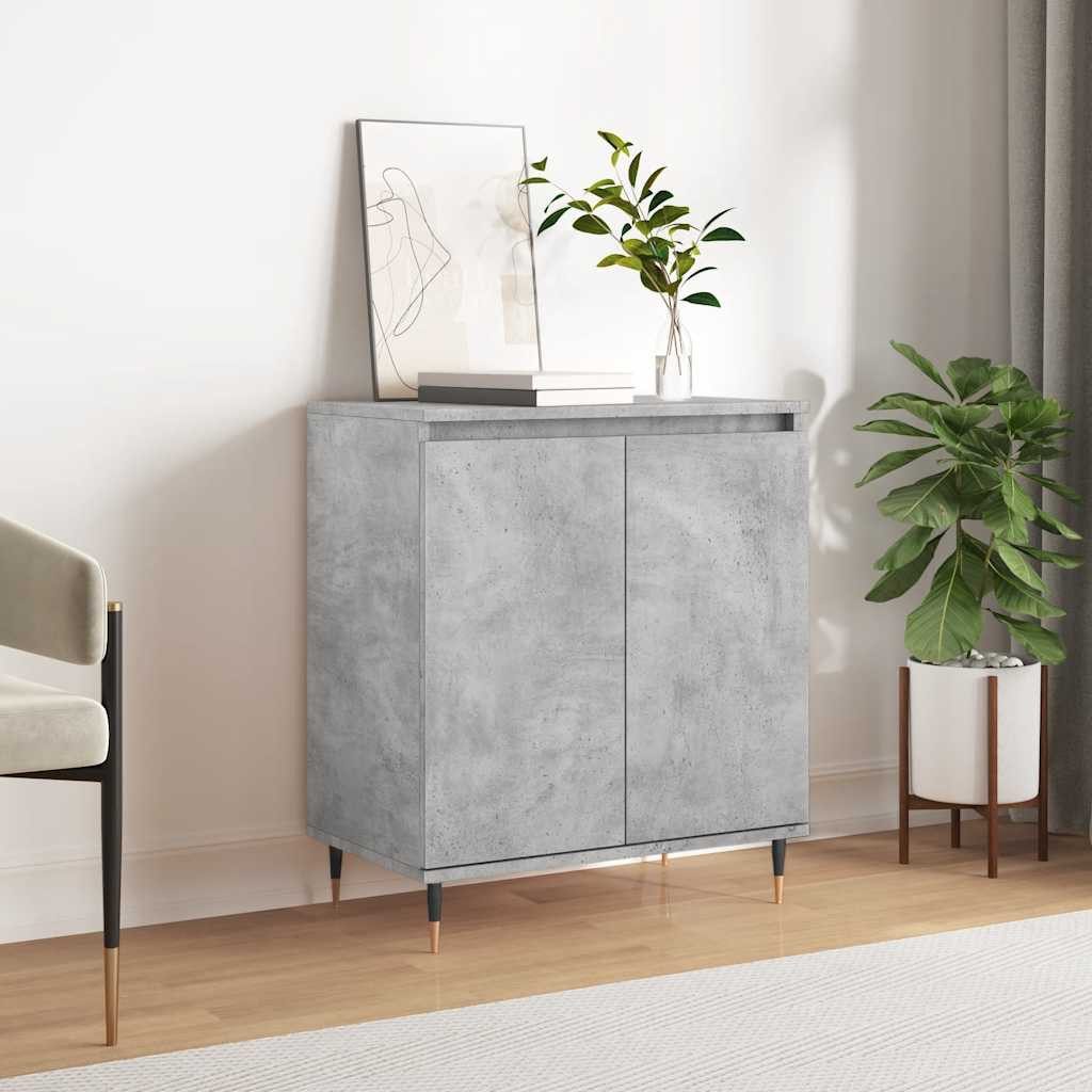vidaXL Sideboard Sideboard Betongrau 60x35x70 cm Holzwerkstoff (1 St)