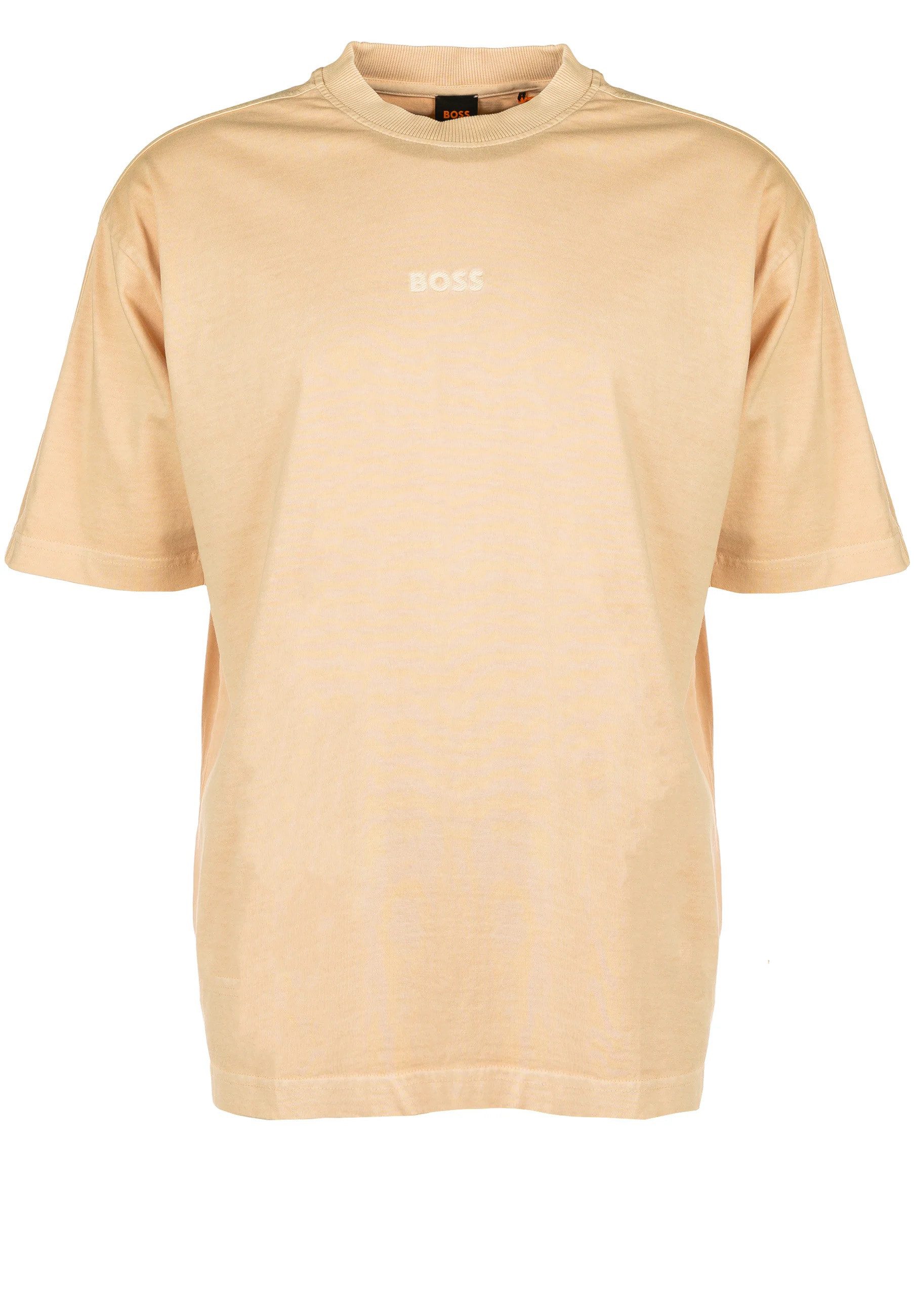 BOSS ORANGE T-Shirt Tile mit Logo-Stickerei (1-tlg)