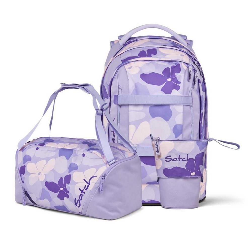 Satch Schulrucksack Pack (3tlg., inkl. Pencil Slider und Sporttasche)