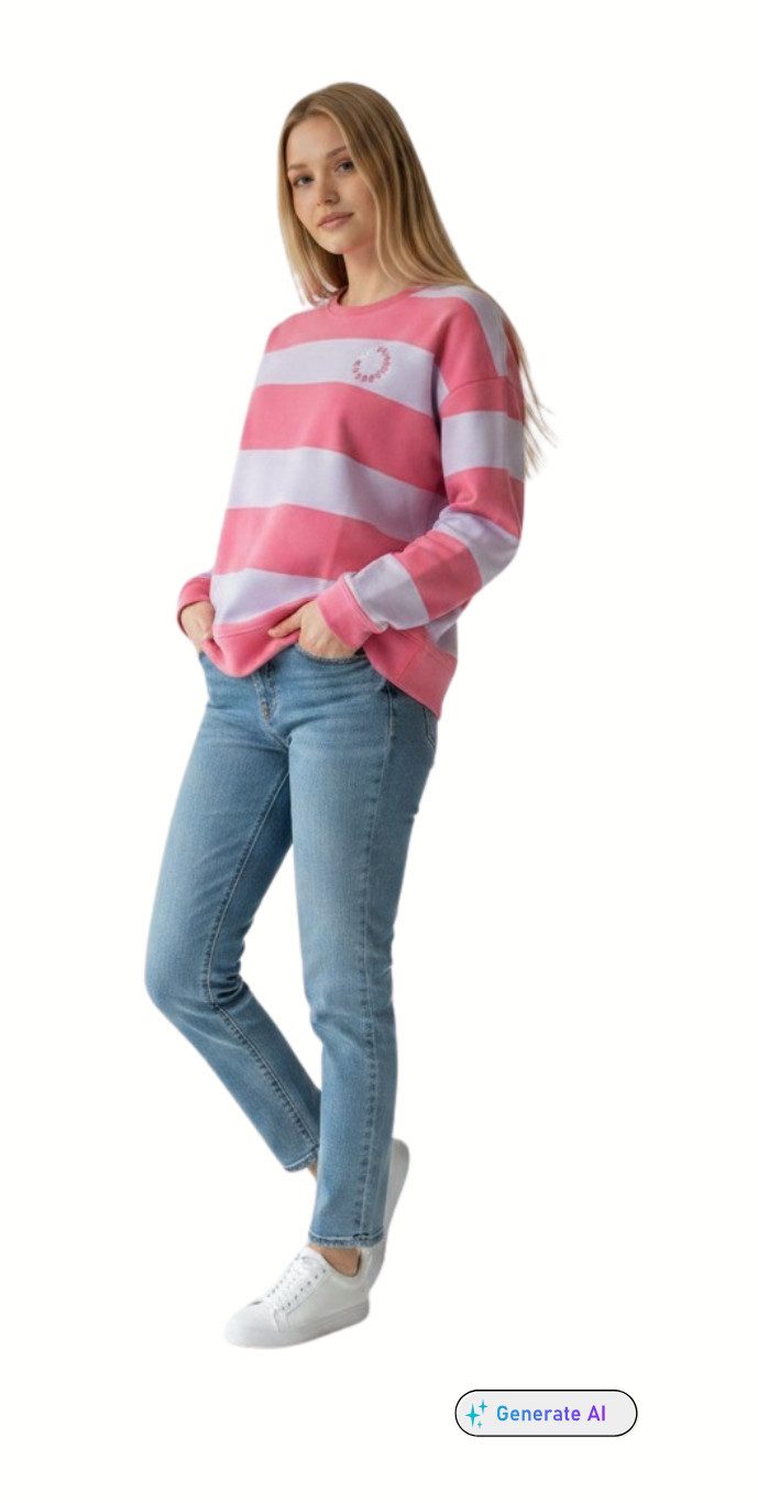 Elbsand Sweatshirt Elbsand, Hilma Sweatshirt - innen kuschelig angeraute, weiche Qualität innen kuschelig angeraut
