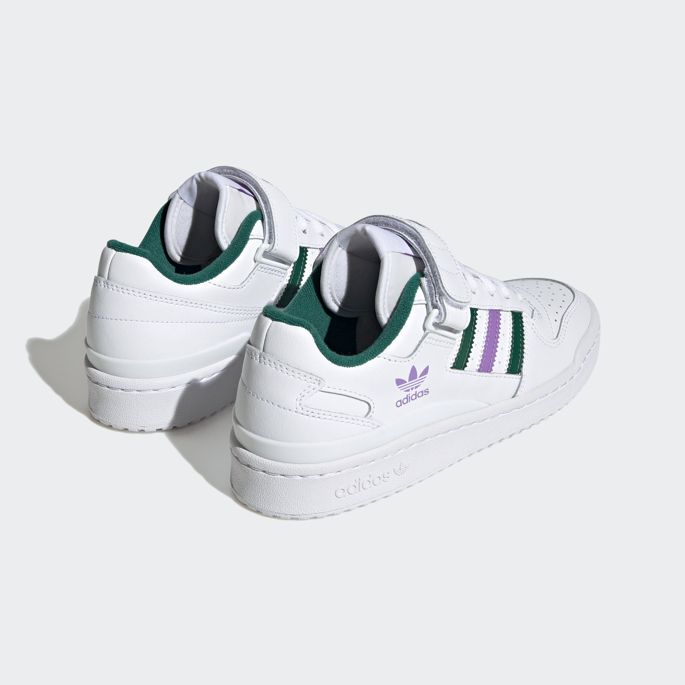 Violet LOW White FORUM Sneaker / Fusion Originals adidas Cloud / Violet Fusion