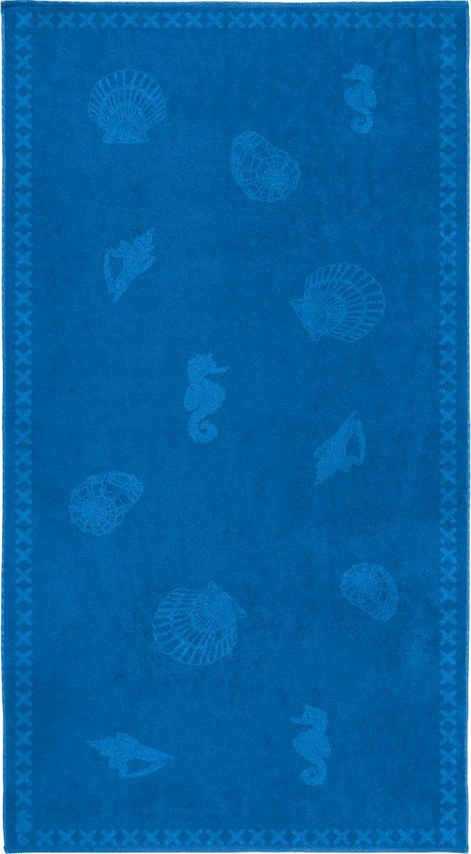 Seahorse Strandtuch Shells, Jacquard-Velours (1-St), mit günstig online kaufen