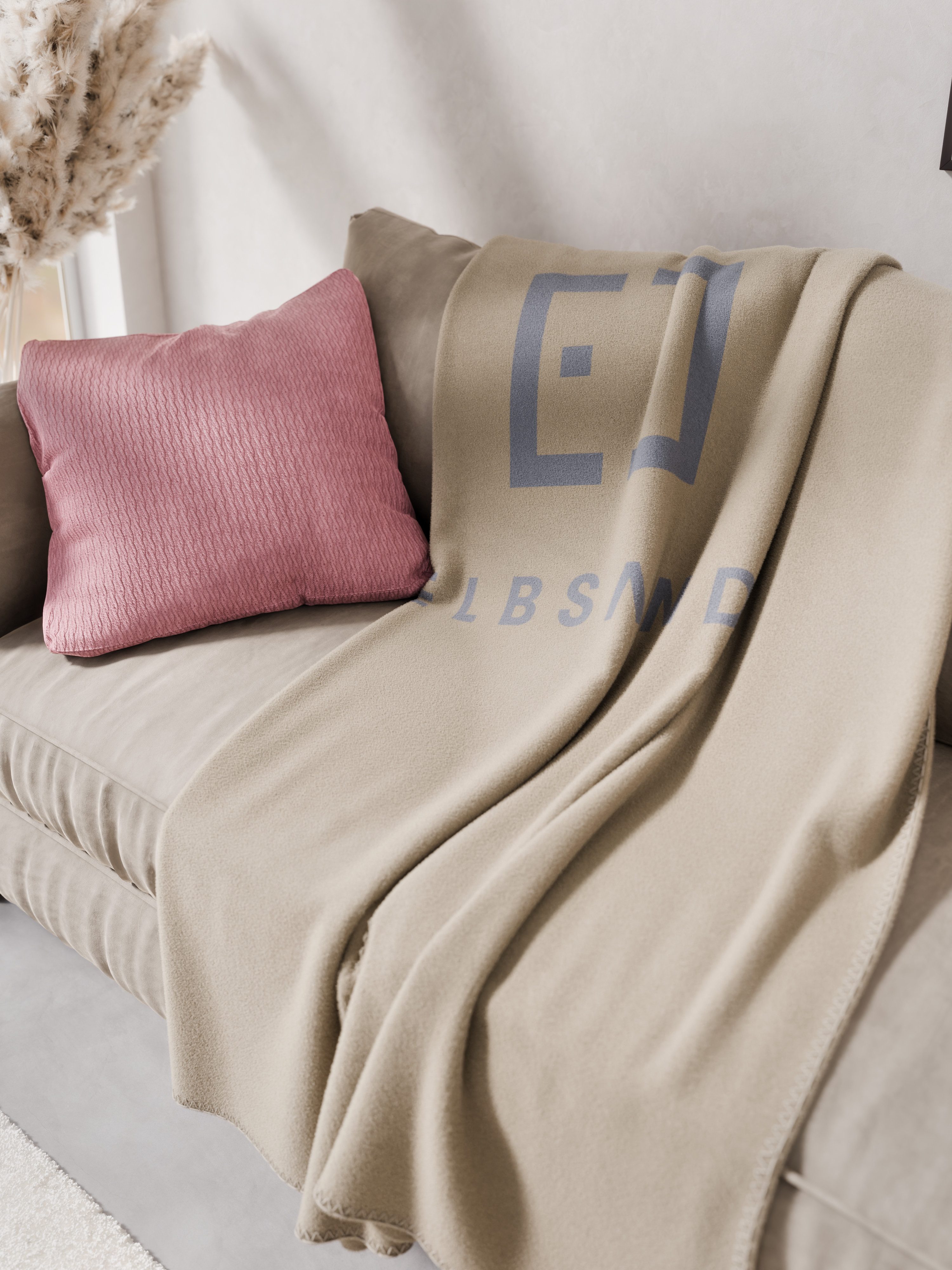 Wohndecke, Elbsand Home, 150x200cm, zeitloses Design, besonders flauschig