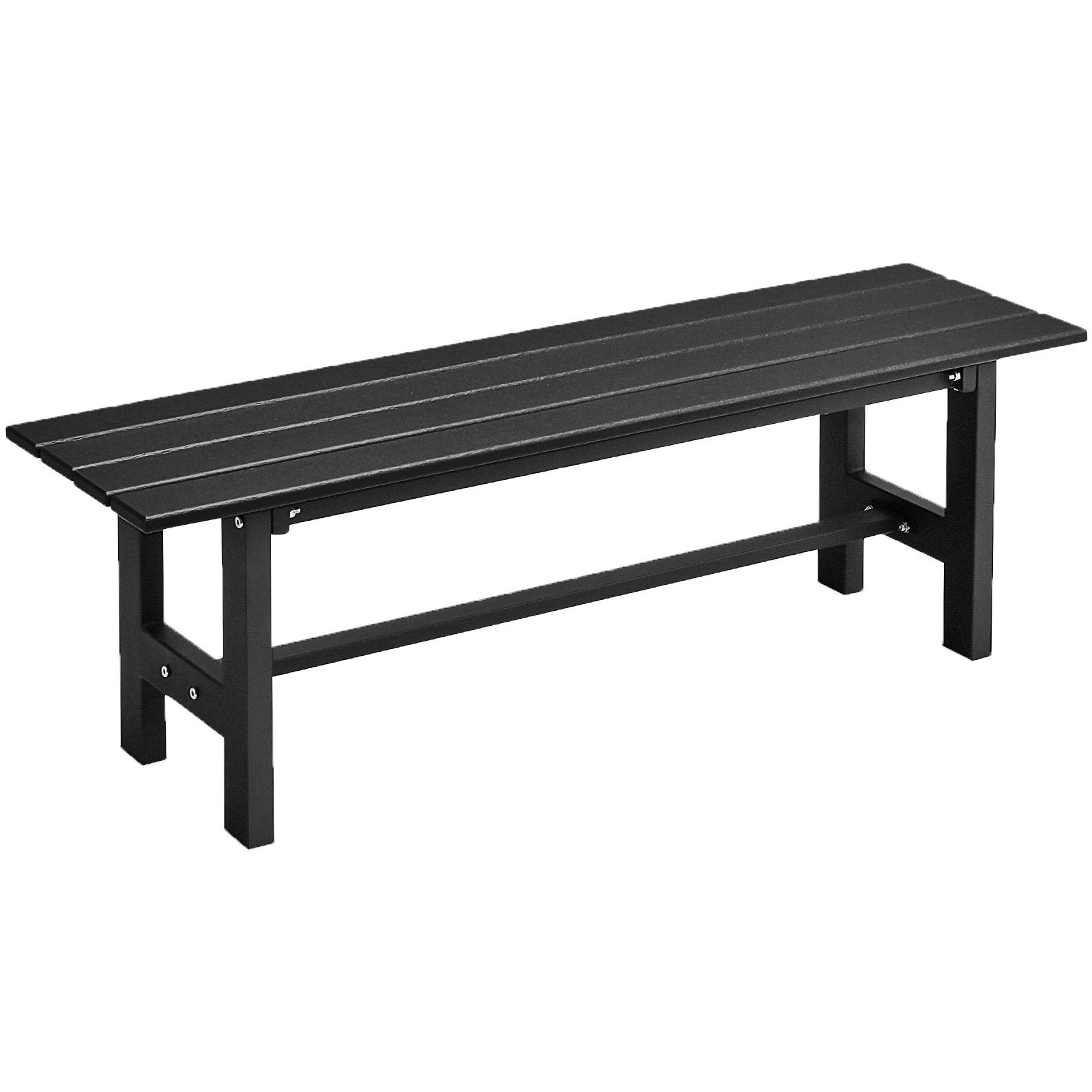 KOMFOTTEU Gartenbank Sitzbank, wetterfest & lichtecht, 120×36×40,5cm