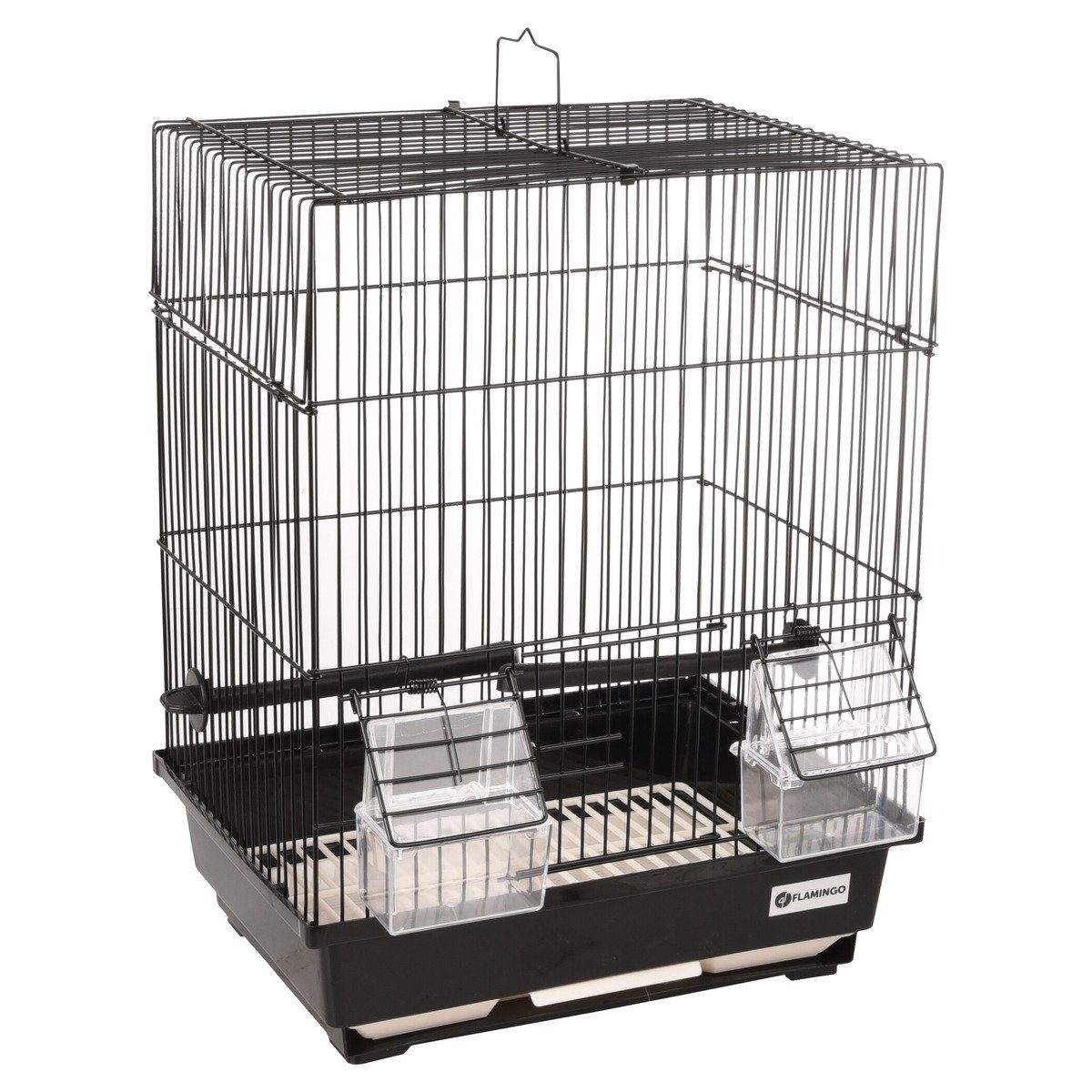 Flamingo Vogelkäfig Vogelkäfig Dolak 1 schwarz günstig online kaufen