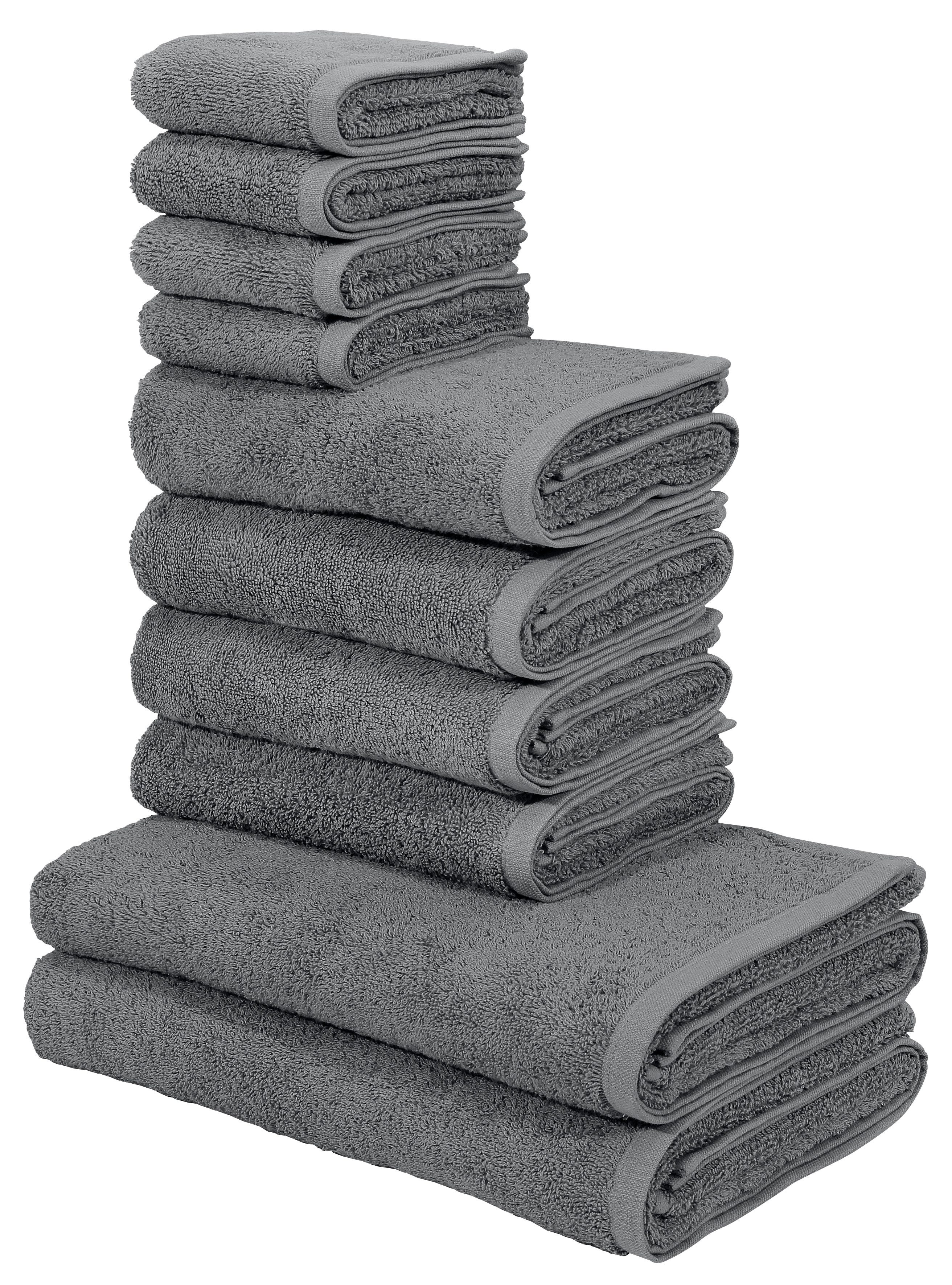 my home Handtuch Set Merida, Duschtücher, günstig online kaufen