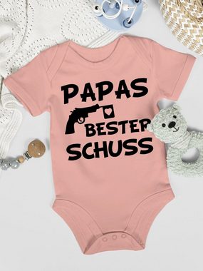 Shirtracer Shirtbody Papas bester Treffer Geschenk Vatertag Baby