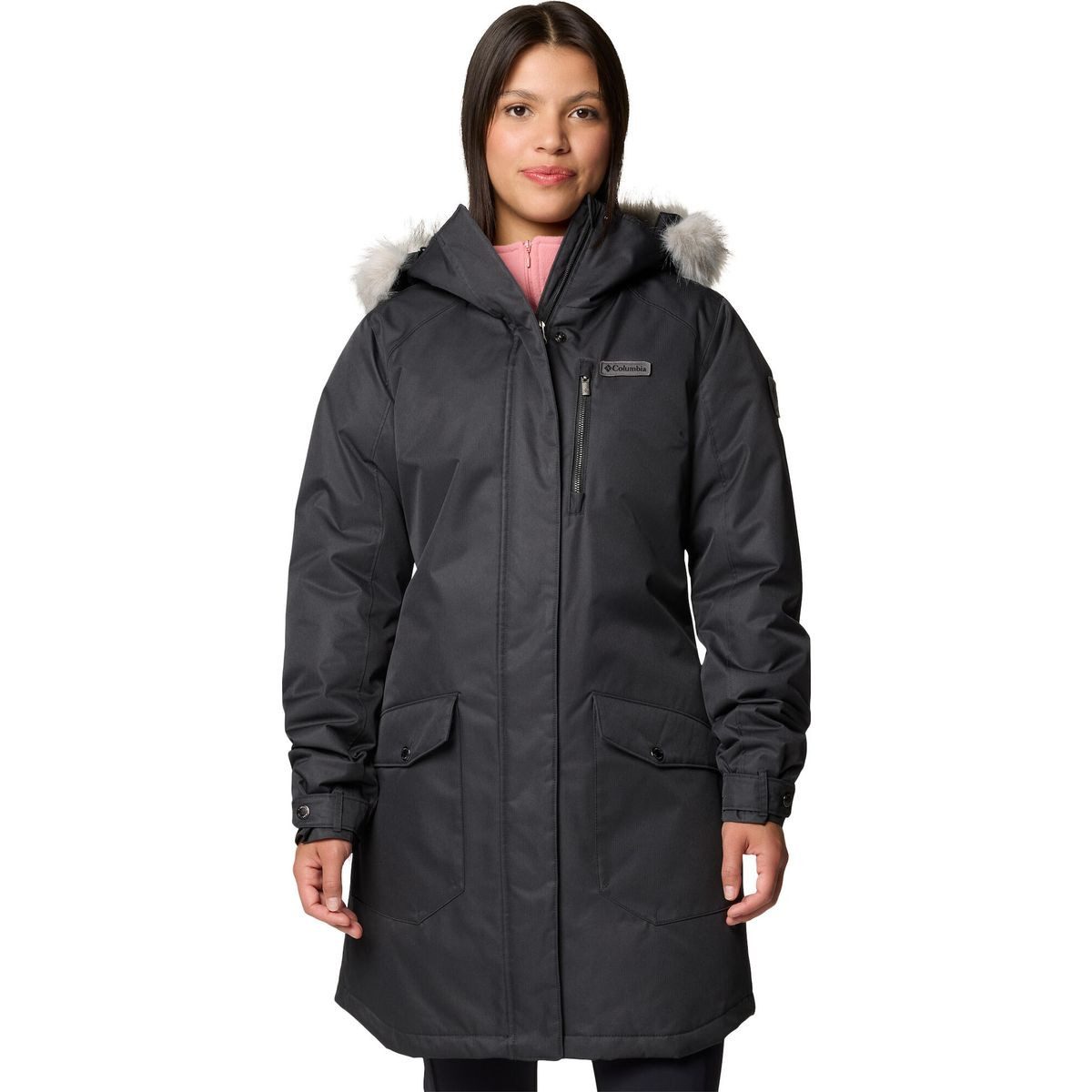 Columbia Outdoorjacke Women's Suttle Mountain Long Insulated Jacket Vielseitige, isolierte Jacke mit wasserabweisendem Material und