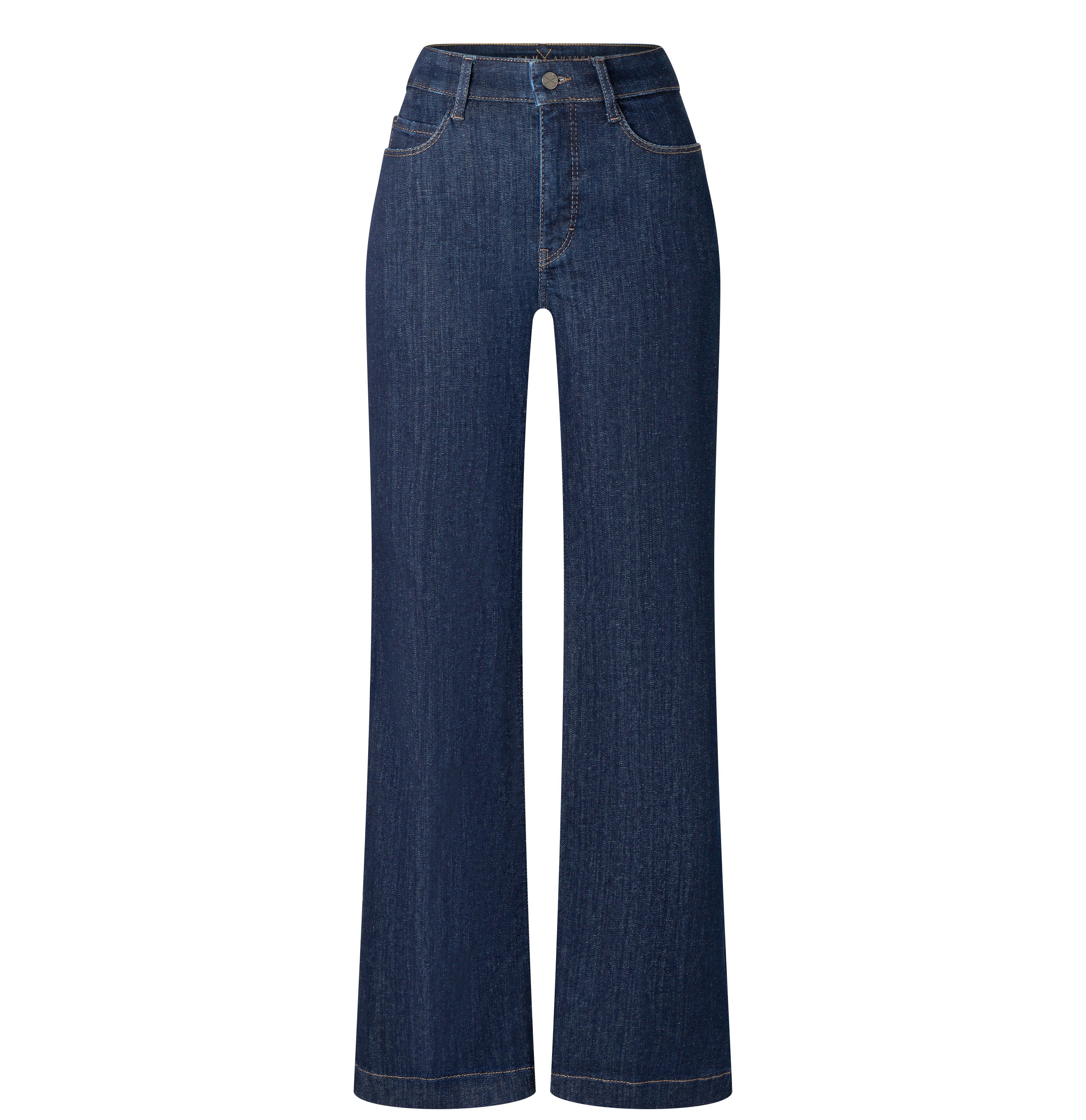 Stretch-Jeans MAC DREAM WIDE fashion rinsed 5439-90-0358L D683