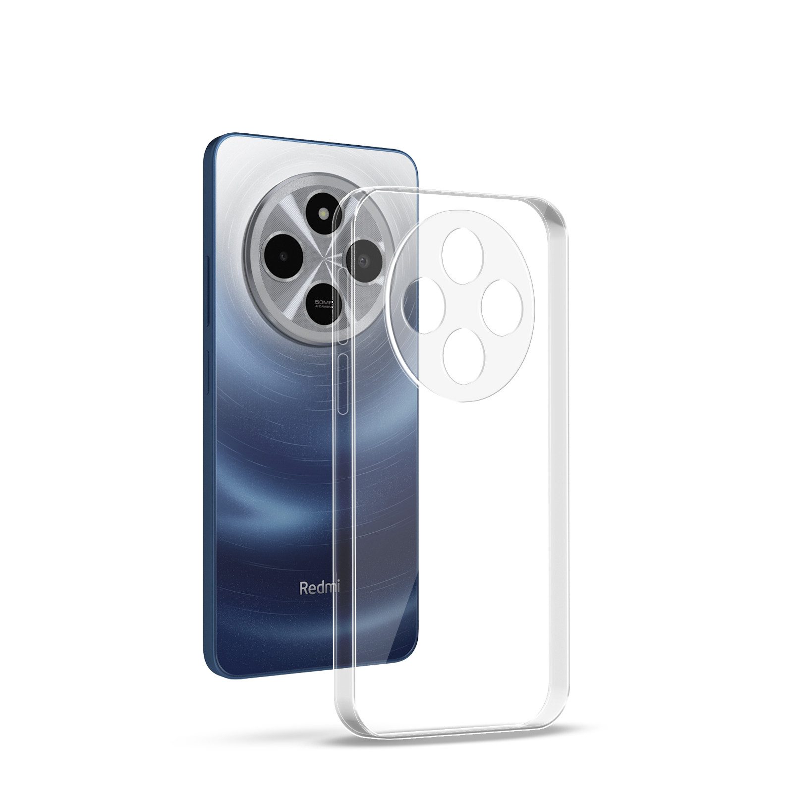 Tec-Expert Handyhülle Handy Hülle Cover für Xiaomi Redmi 14C 6.88 Zoll, 6.88, Slim Case Bumper Schutzhülle Transparent