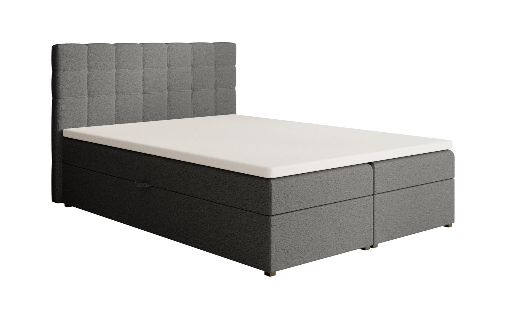 Beautysofa Boxspringbett Kontinentales mit Bettkasten TOPIQ günstig online kaufen