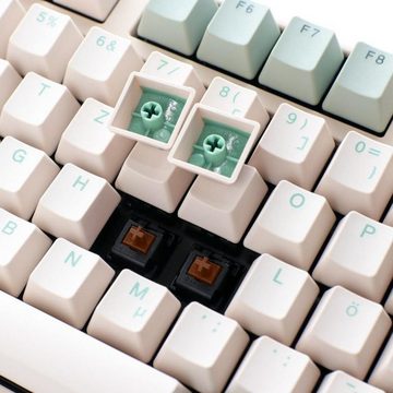 Ducky One 3 Matcha TKL Gaming Tastatur MX-Brown Gaming-Tastatur