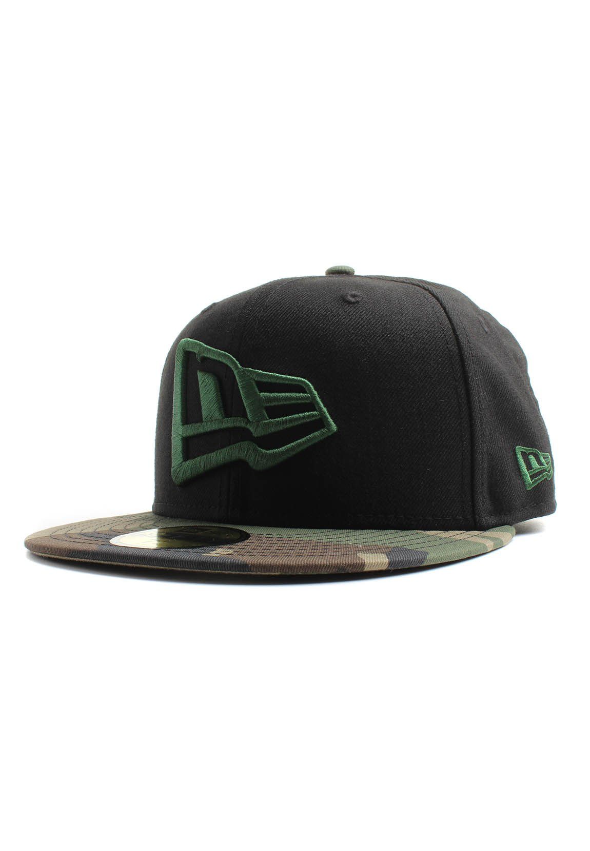 Era Camouflage Baseball FLAG New NE 59Fifty Schwarz New Grün Era Cap Cap