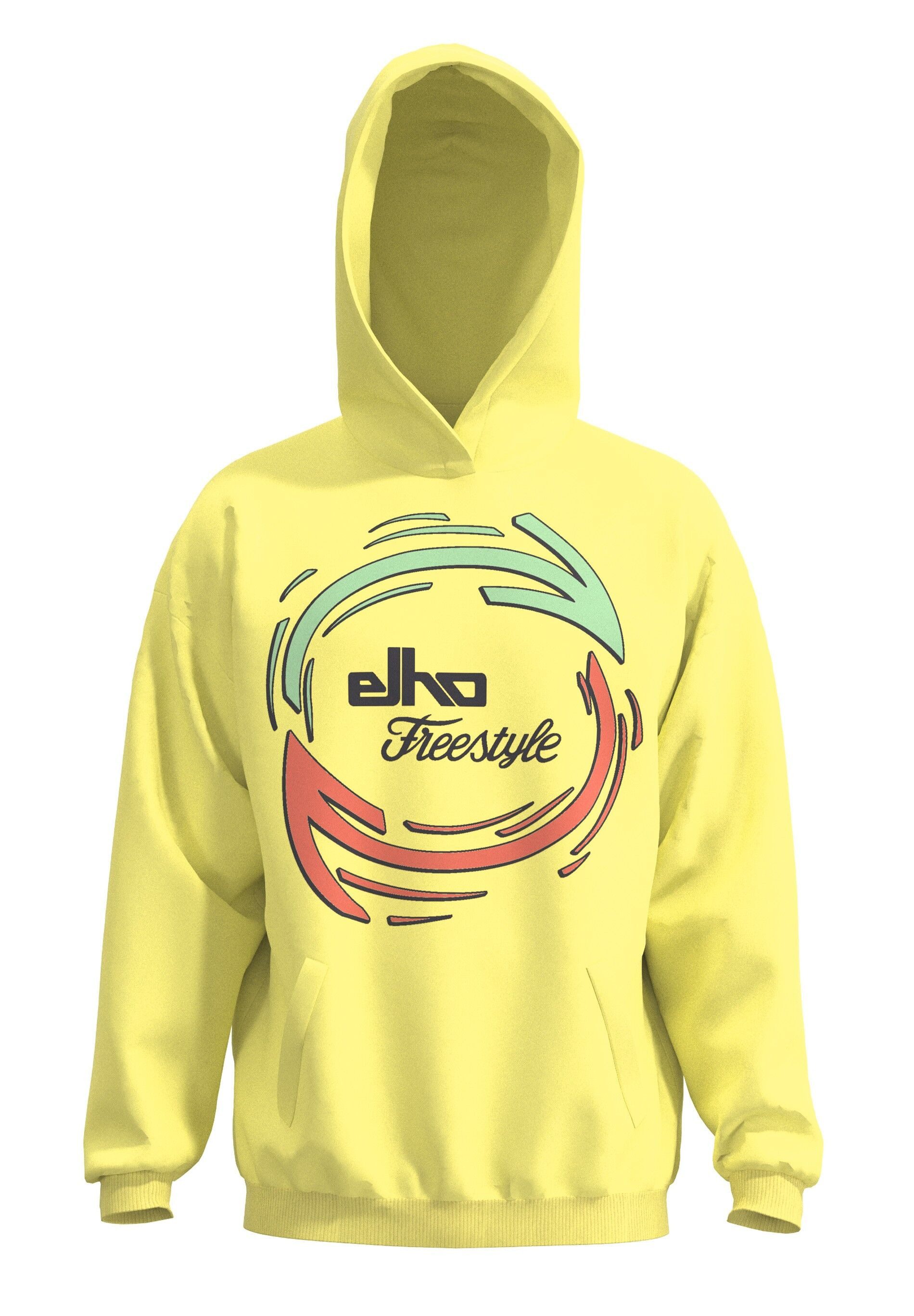 Elho Kapuzenpullover mit Logo-Print