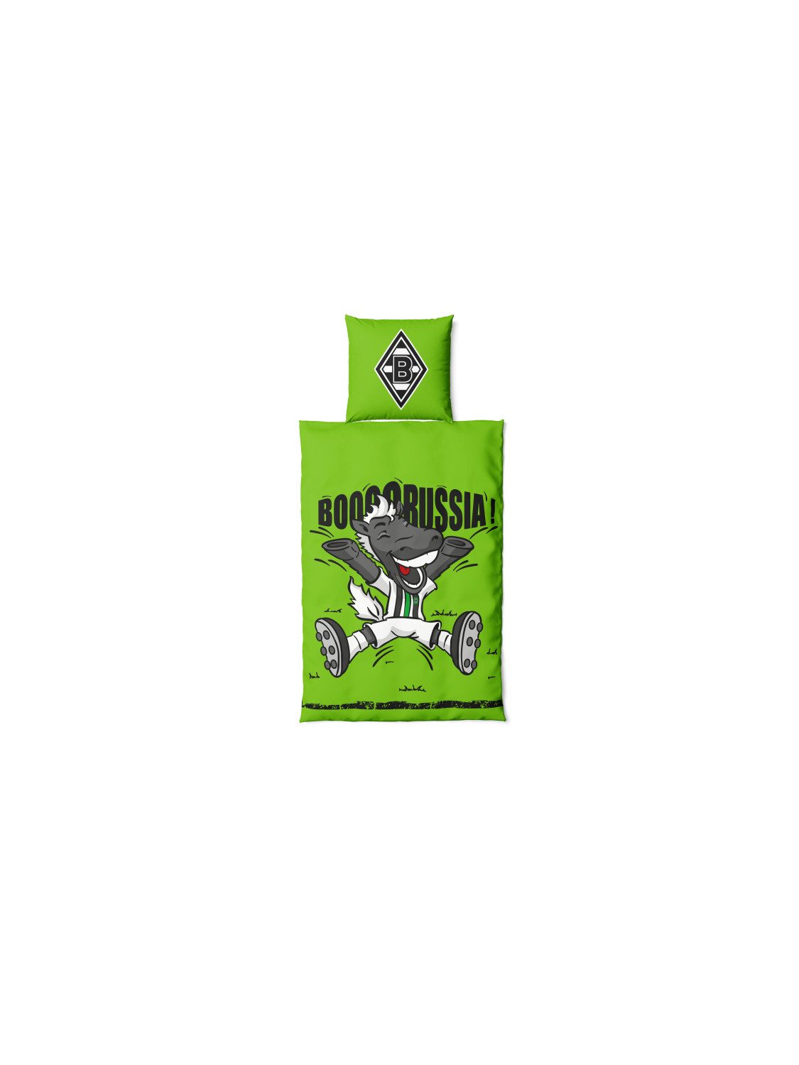 Borussia Mönchengladbach Bettwäsche Borussia M´Gladbach Kinder Bettwäsche „Jünter“