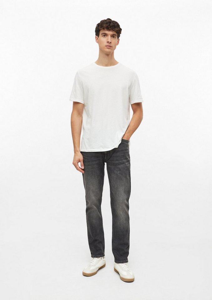s.Oliver Regular-fit-Jeans Jeans-Hose MAURO Jeans Mauro / Tapered Fit / Mid Rise / Washed Black Denim
