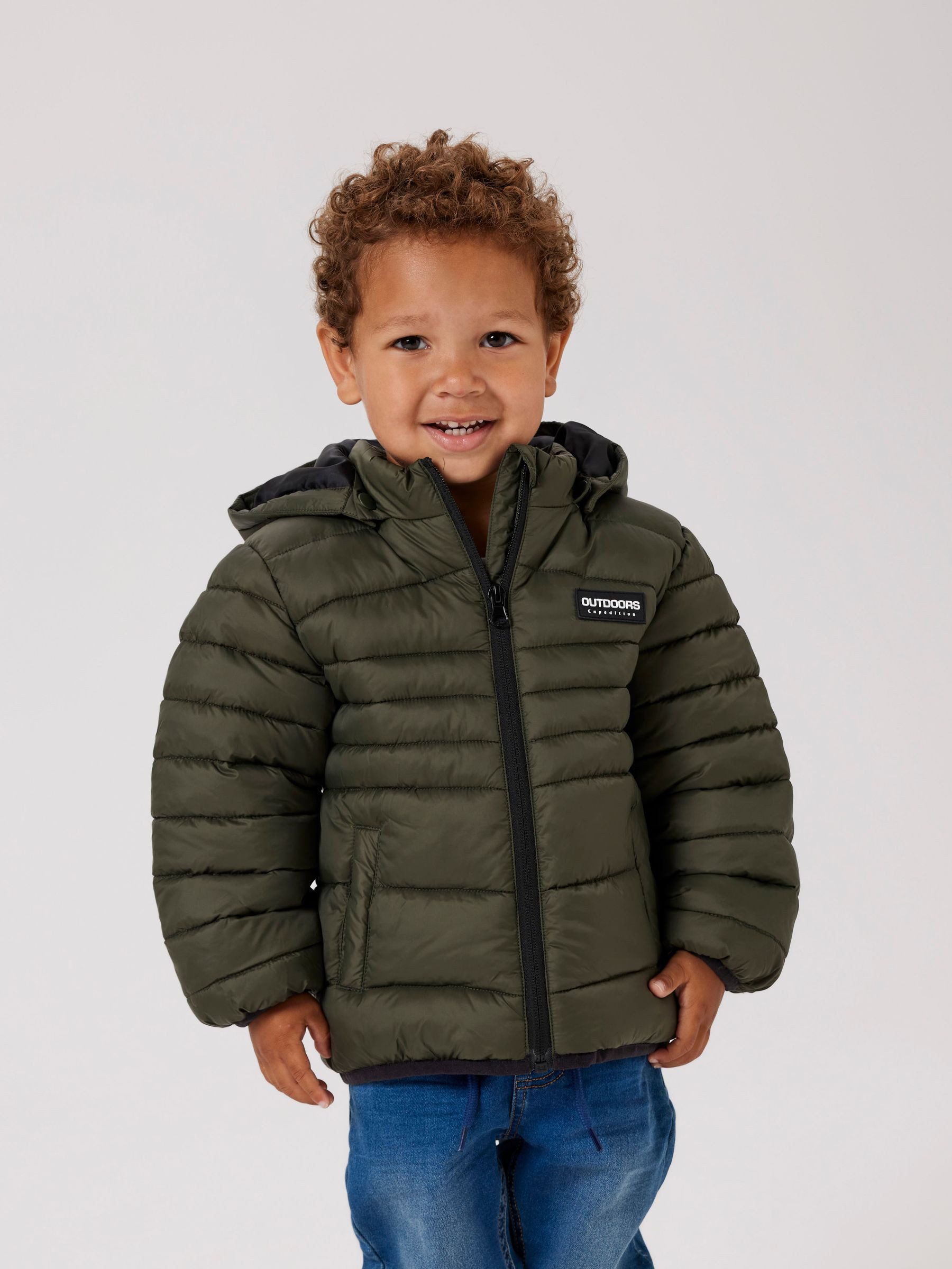 Name It Kurzjacke Outdoor-tauglich mit wärmender Funktion und Kapuze NMMMARBLE JACKET PB NOOS
