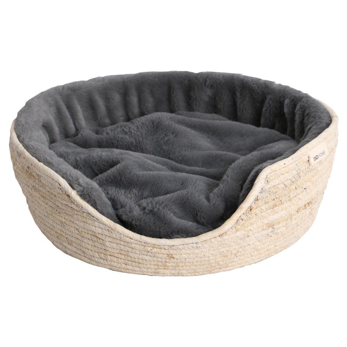 D&D Tierbett Katzenkorb Ella grau