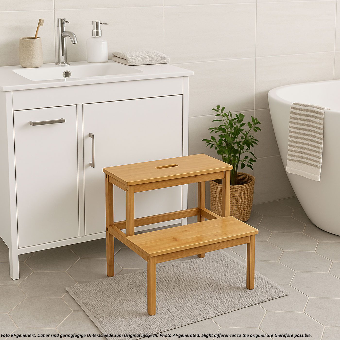 MCW Fußhocker MCW-B87, Abgerundete Ecken, Einfacher Aufbau, Praktische Trag günstig online kaufen