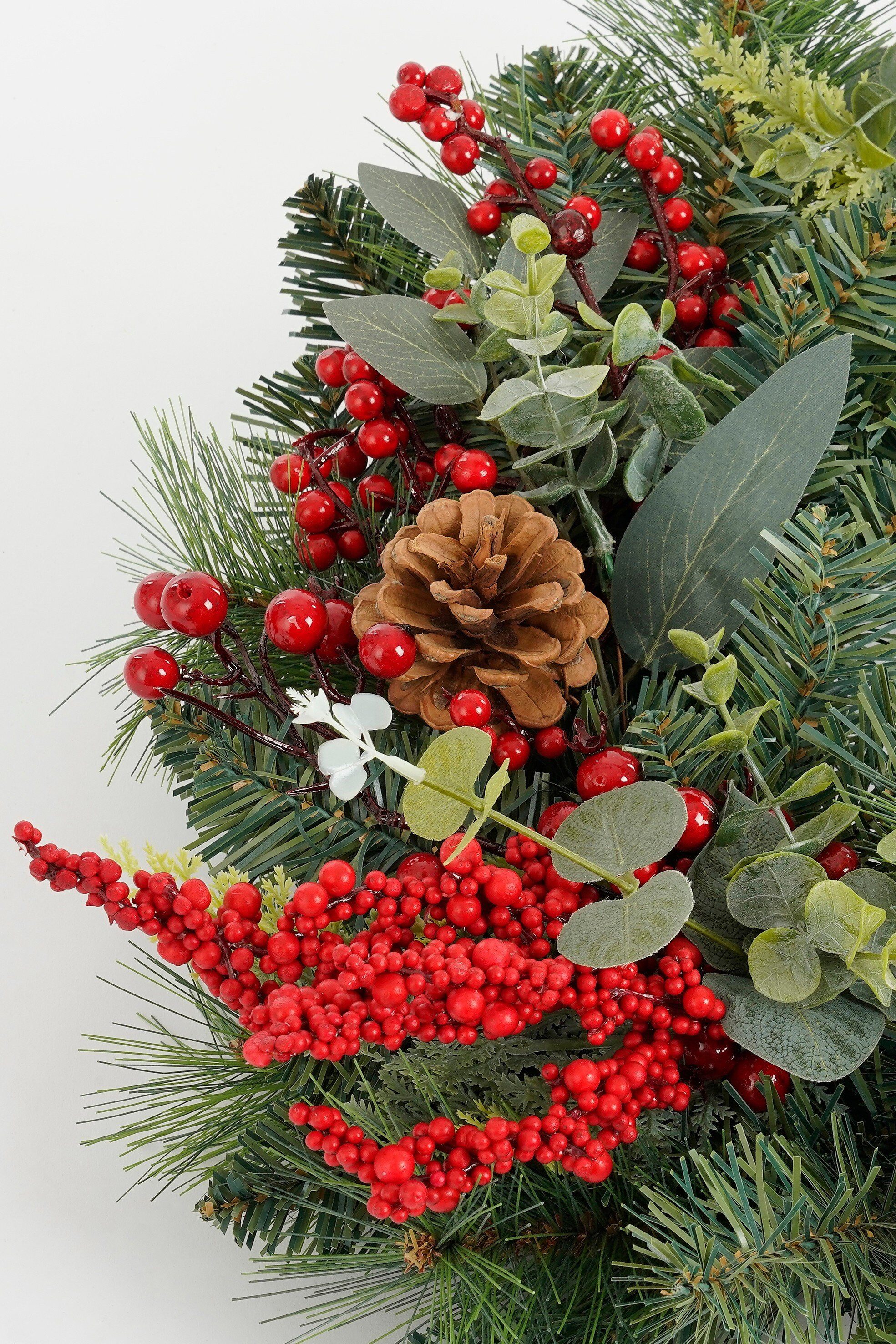 Mica Decorations Dekokranz Mica Decorations Harvey Kranz rot - h11xd40cm