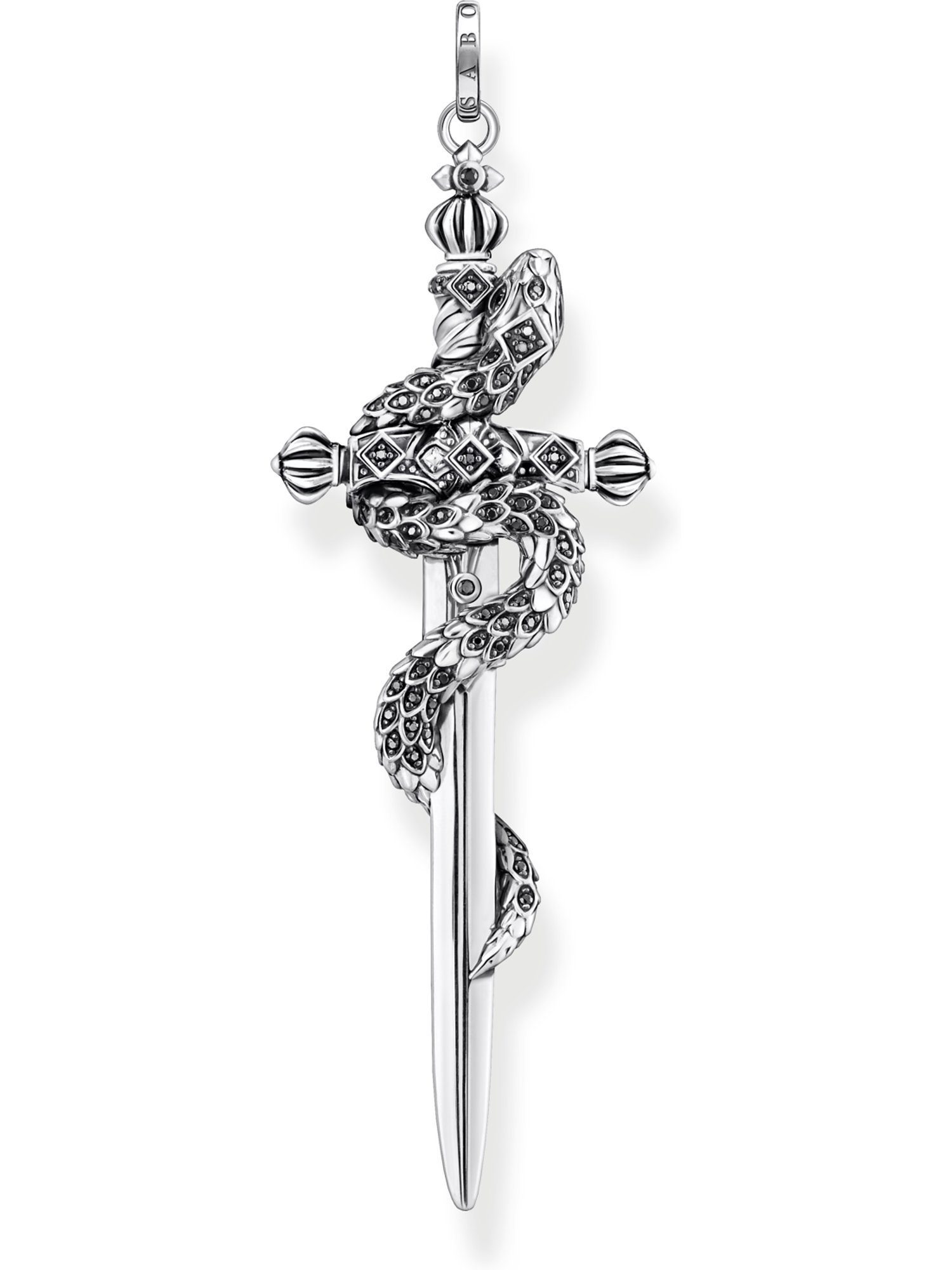 Kettenanhänger Thomas Sabo Unisex-Anhänger 925er Silber Zirkonia