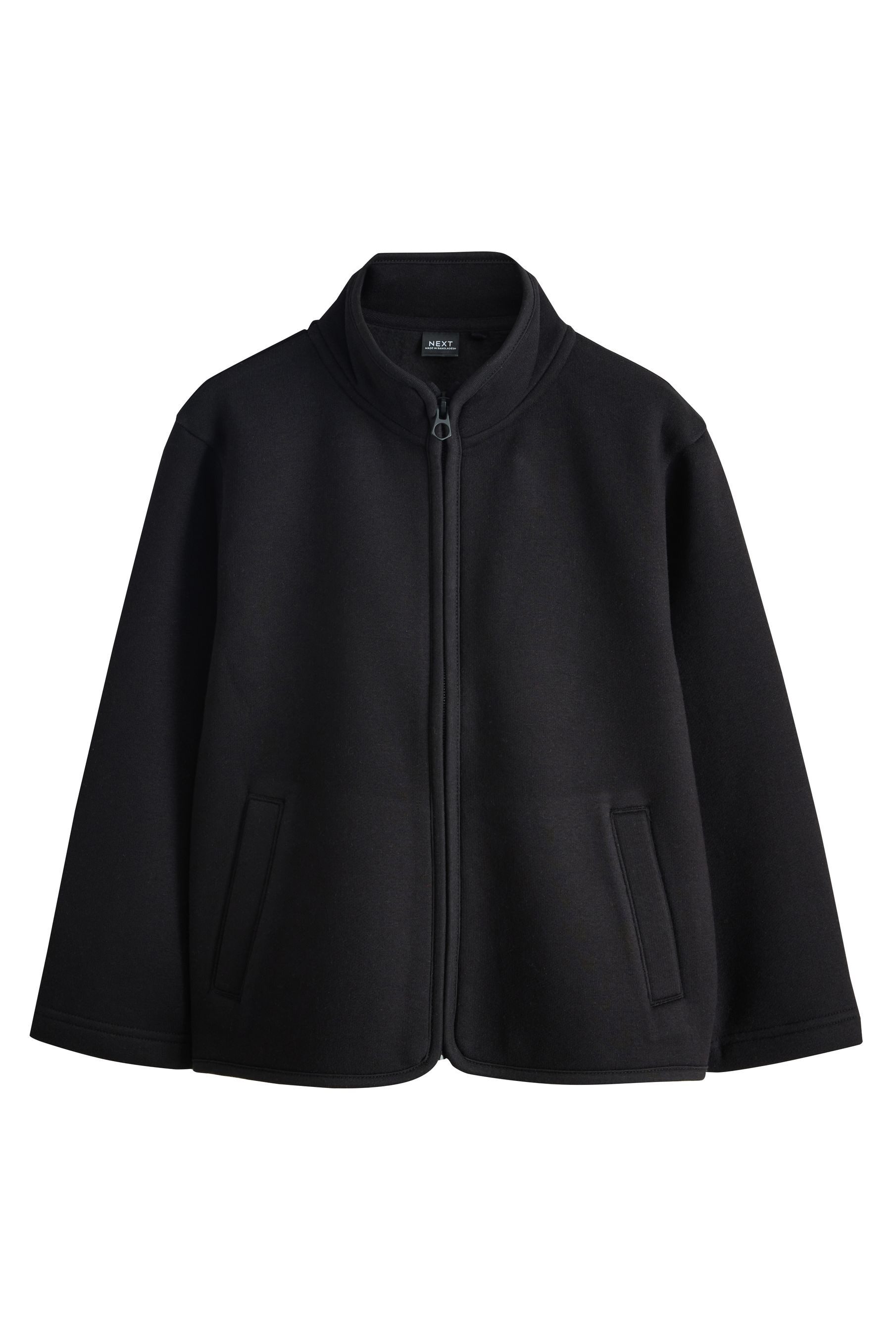 Next Sweater Sweatjacke mit Reißverschluss und Taschen (1-tlg)