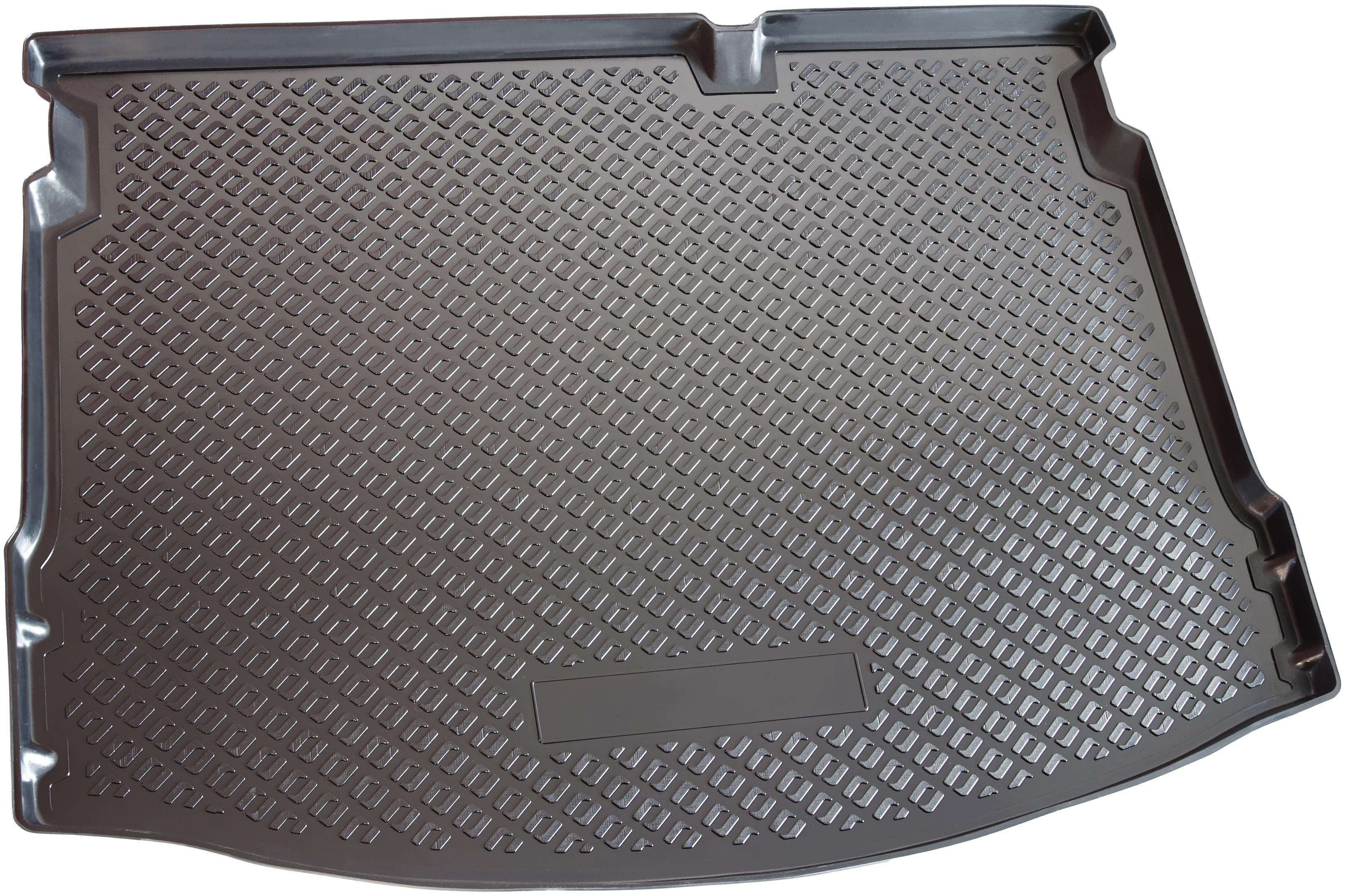 RECAMBO Kofferraumwanne für Qashqai J10, 2007-2013, mit Notrad oder Pannenkit, für Nissan Qashqai, 100% passgenaue Antirutschmatte, Kofferraum Schutzmatte, Gummimatte