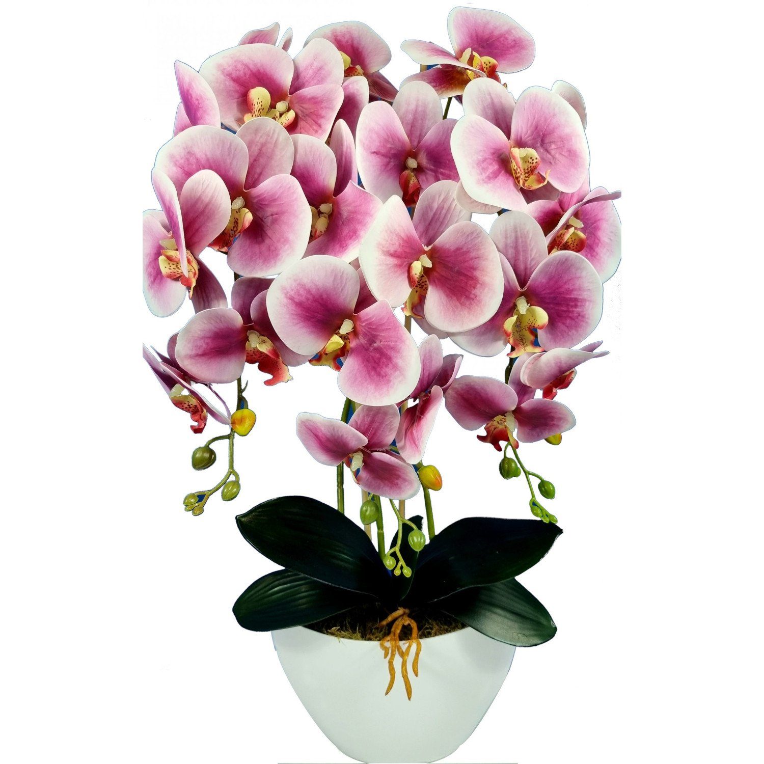 Kunstblume Orchidee, damich, Höhe 60 cm, Künstliche Orchidee 60 cm