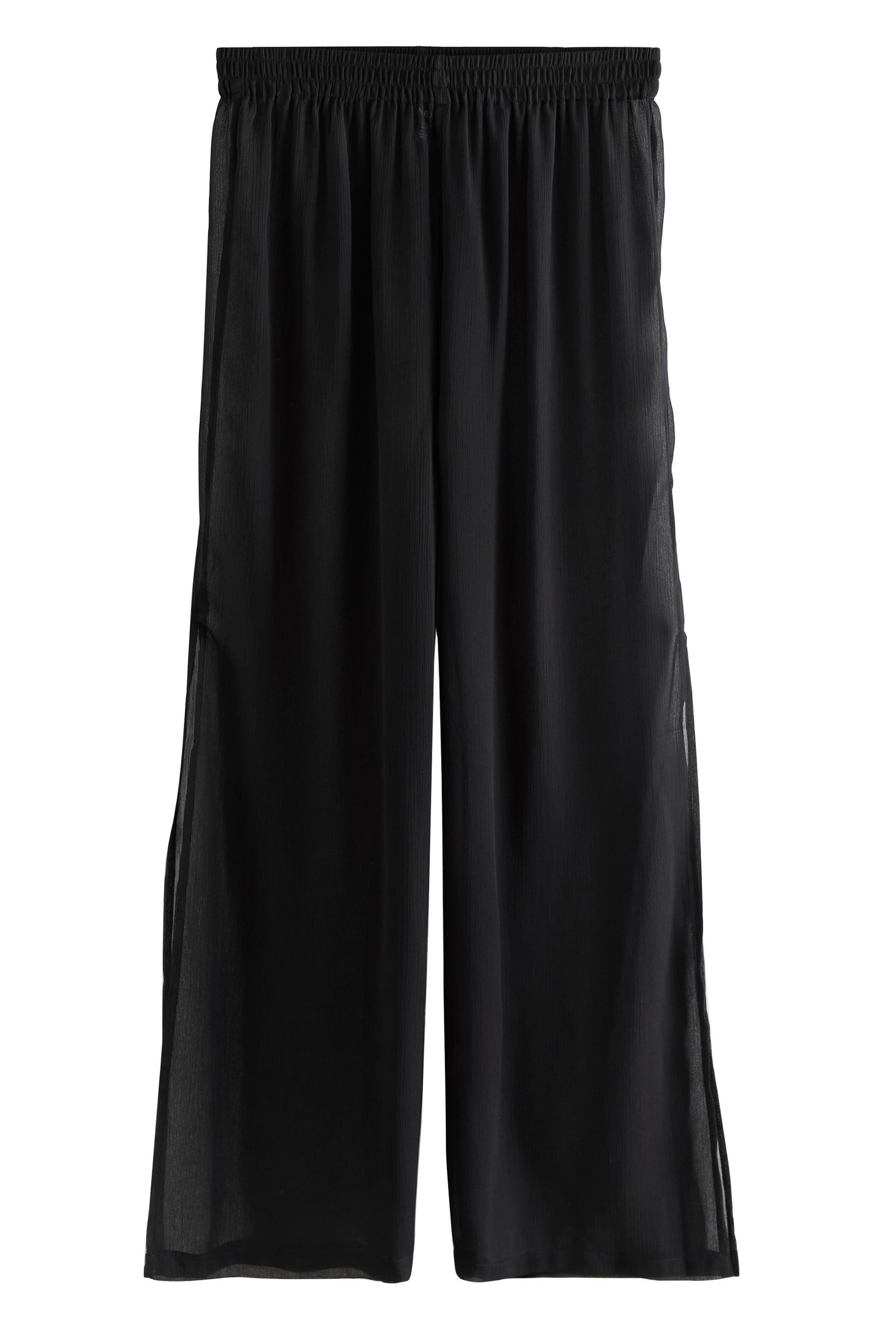 Strandhose Transparente Strandhose mit weitem Bein