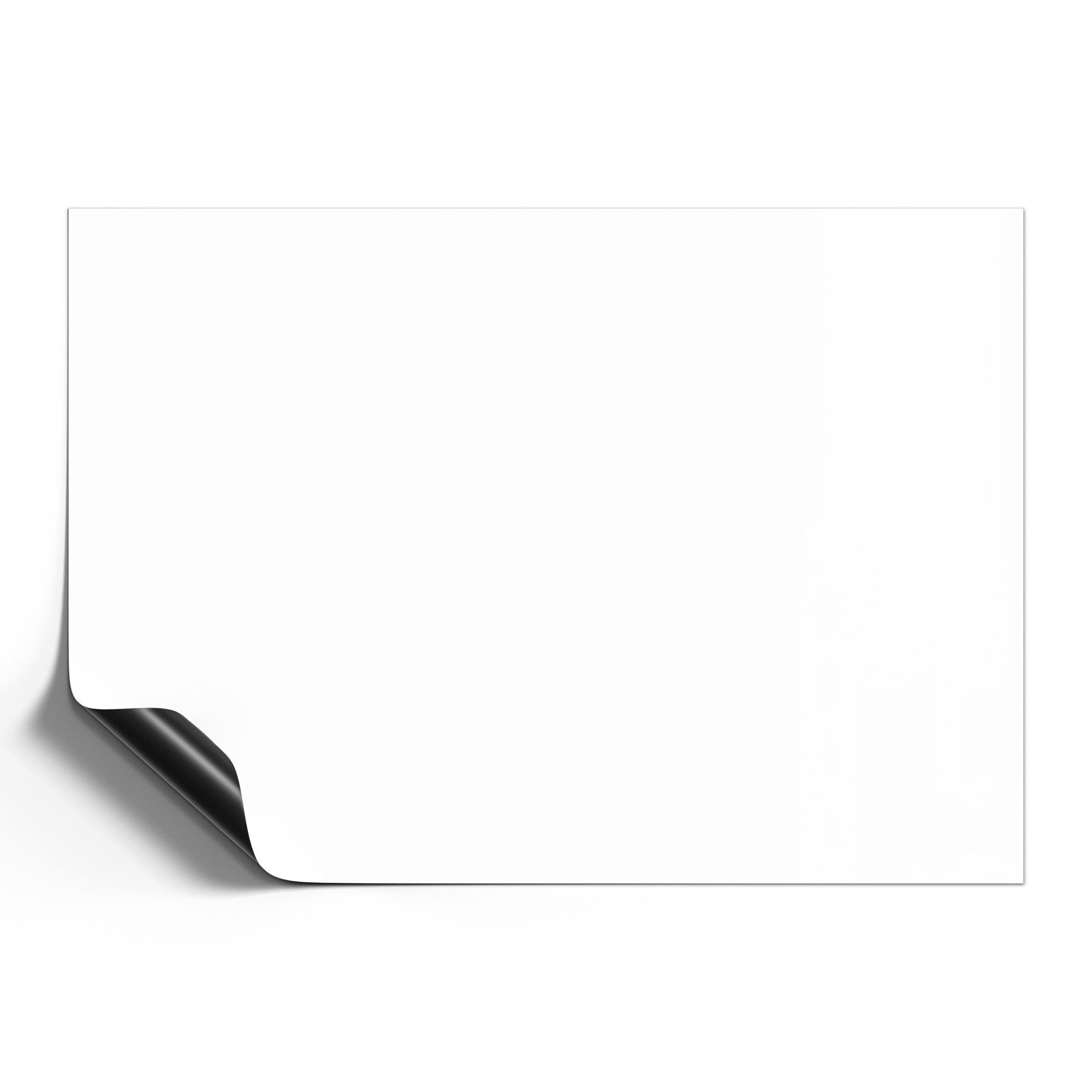 DEQORI Magnetfolie 'Unifarben - Weiß', beschreibbar universal Magnetmatte magnetisch Folie Planer Kalender