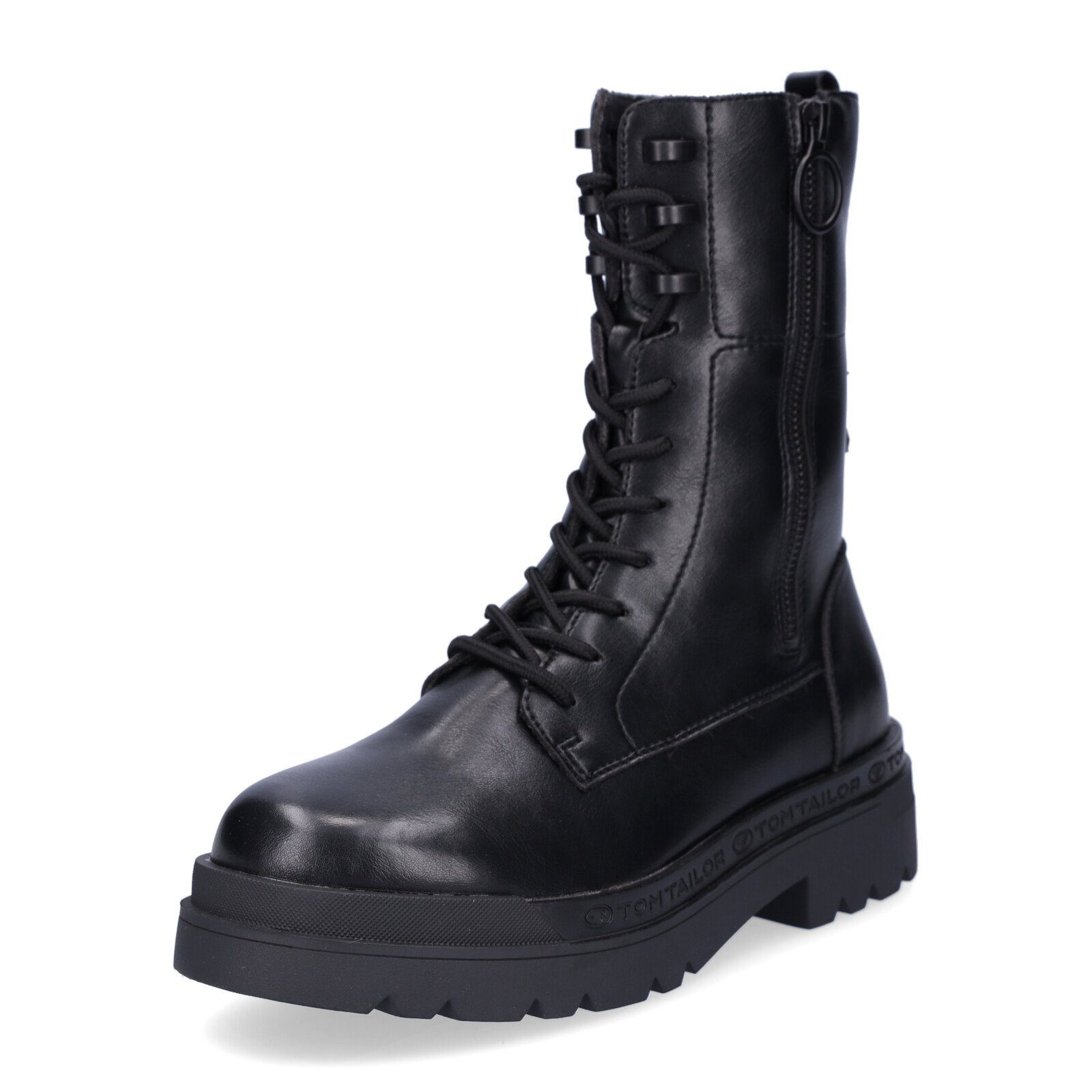 TOM TAILOR Tom Tailor Damen Schnürboot schwarz Schnürboots