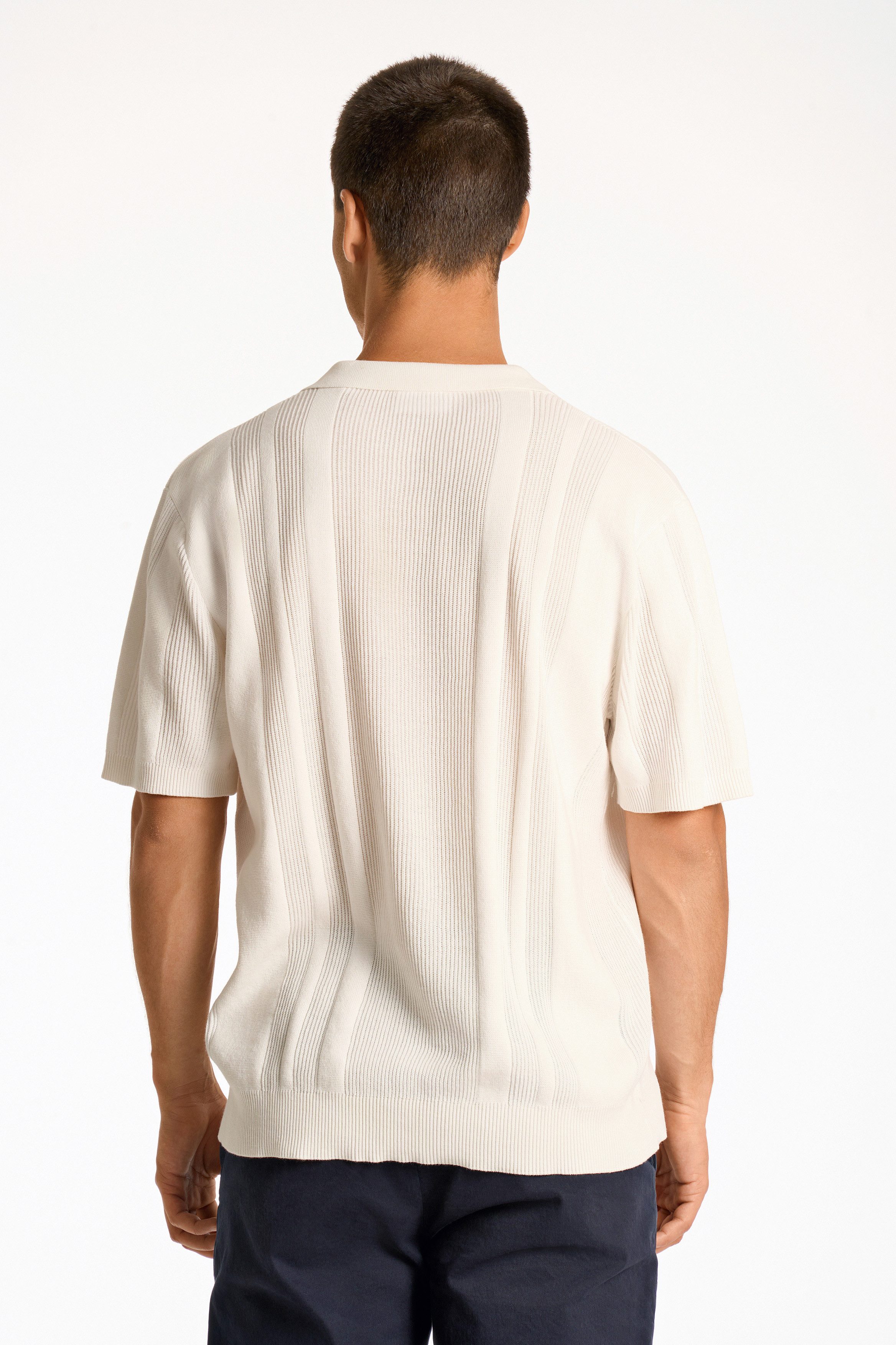 LINDBERGH Kurzarmpullover mit Struktur-Muster günstig online kaufen
